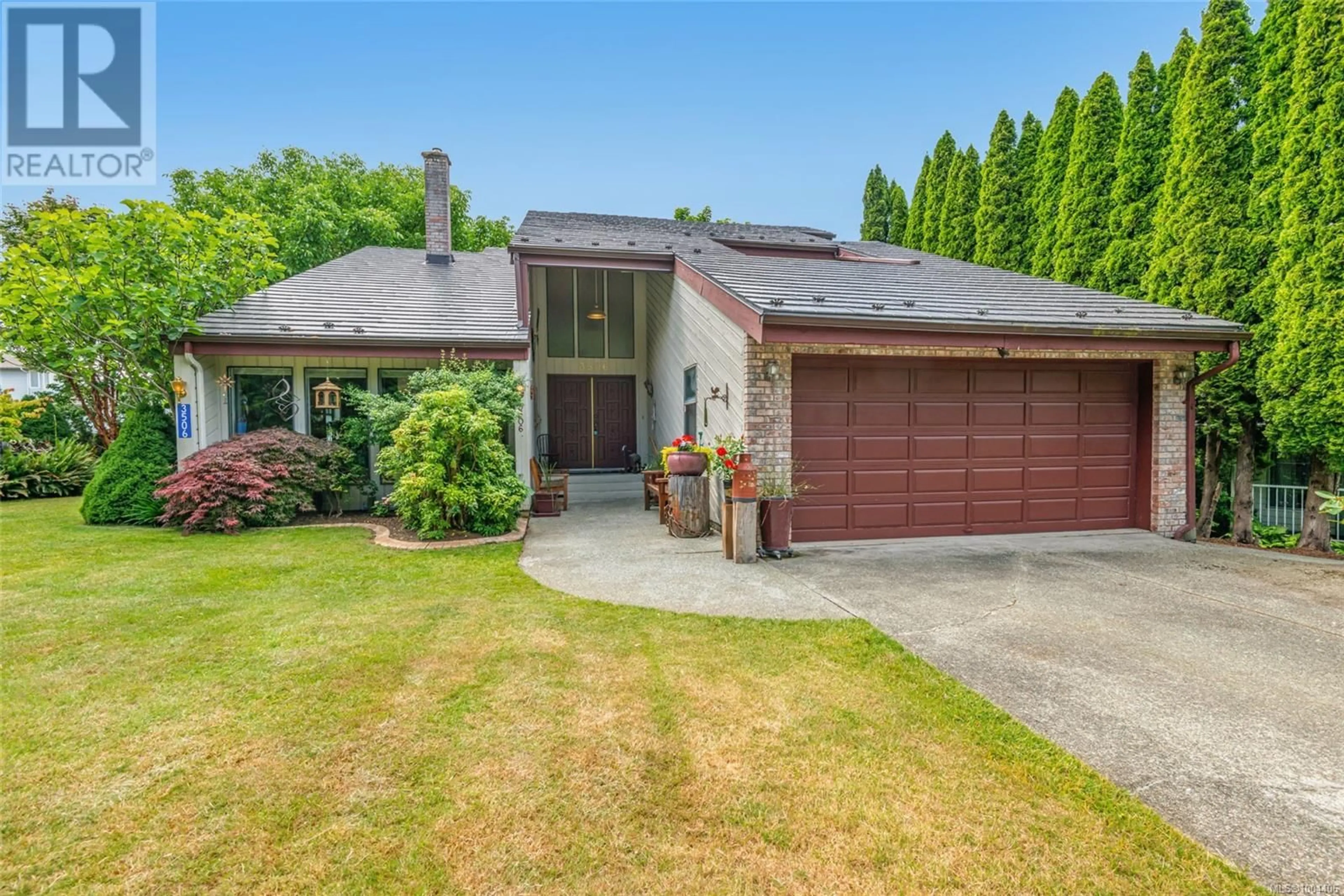 Home with brick exterior material, street for 3506 HUFF DRIVE, Port Alberni British Columbia V9Y8B4