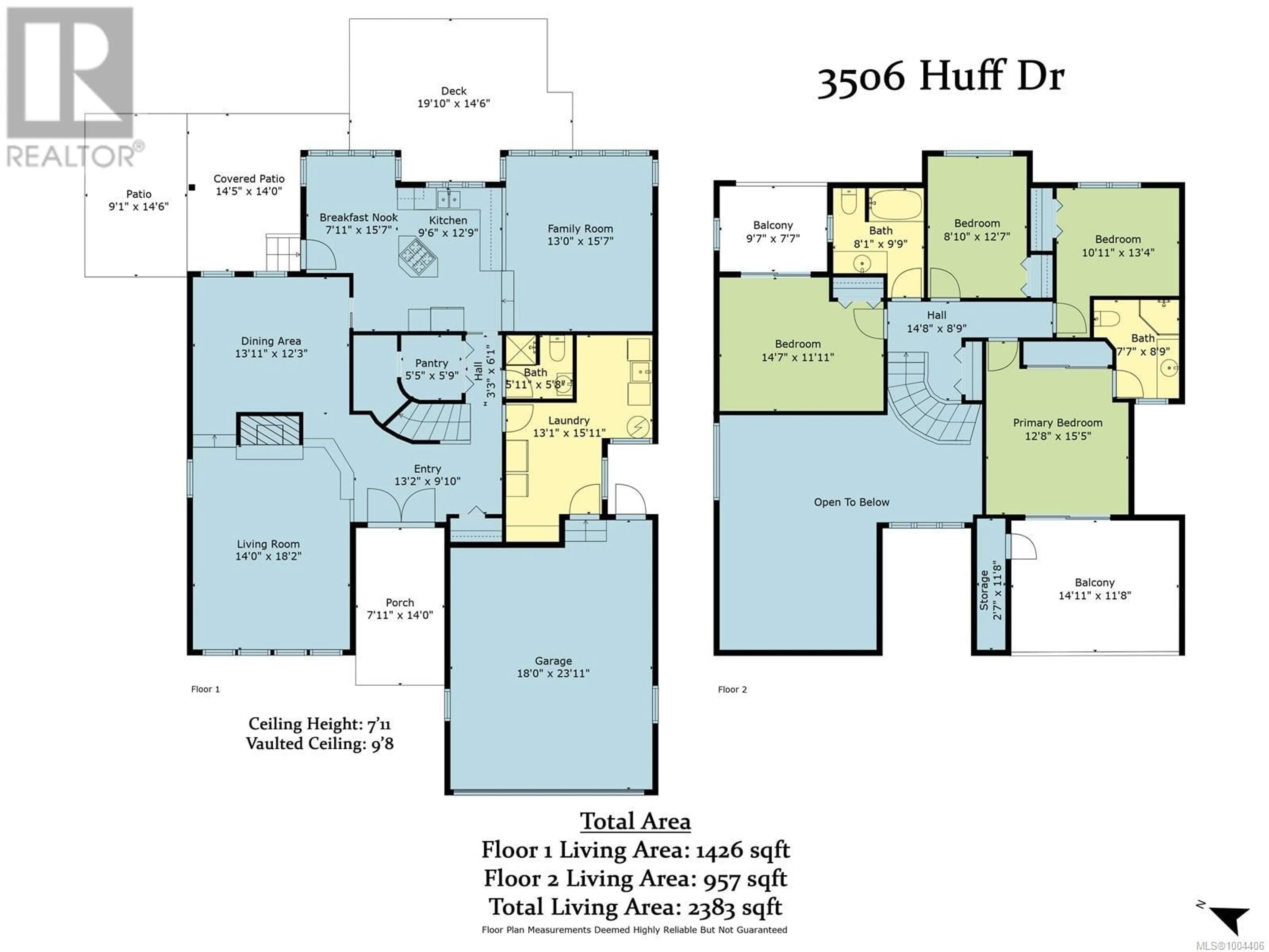 Floor plan for 3506 HUFF DRIVE, Port Alberni British Columbia V9Y8B4