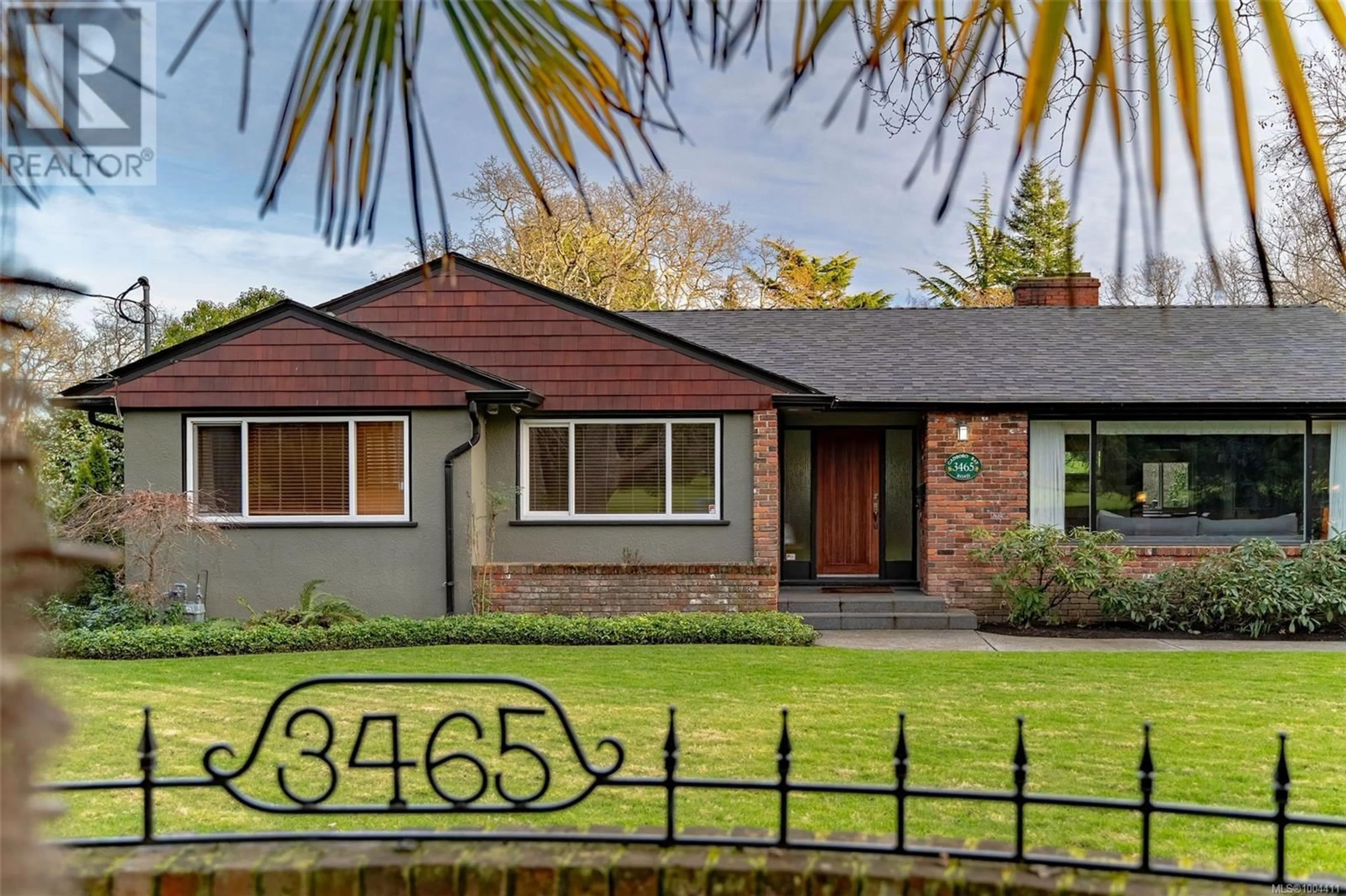 Home with brick exterior material, street for 3465 CADBORO BAY ROAD, Oak Bay British Columbia V8R5K7