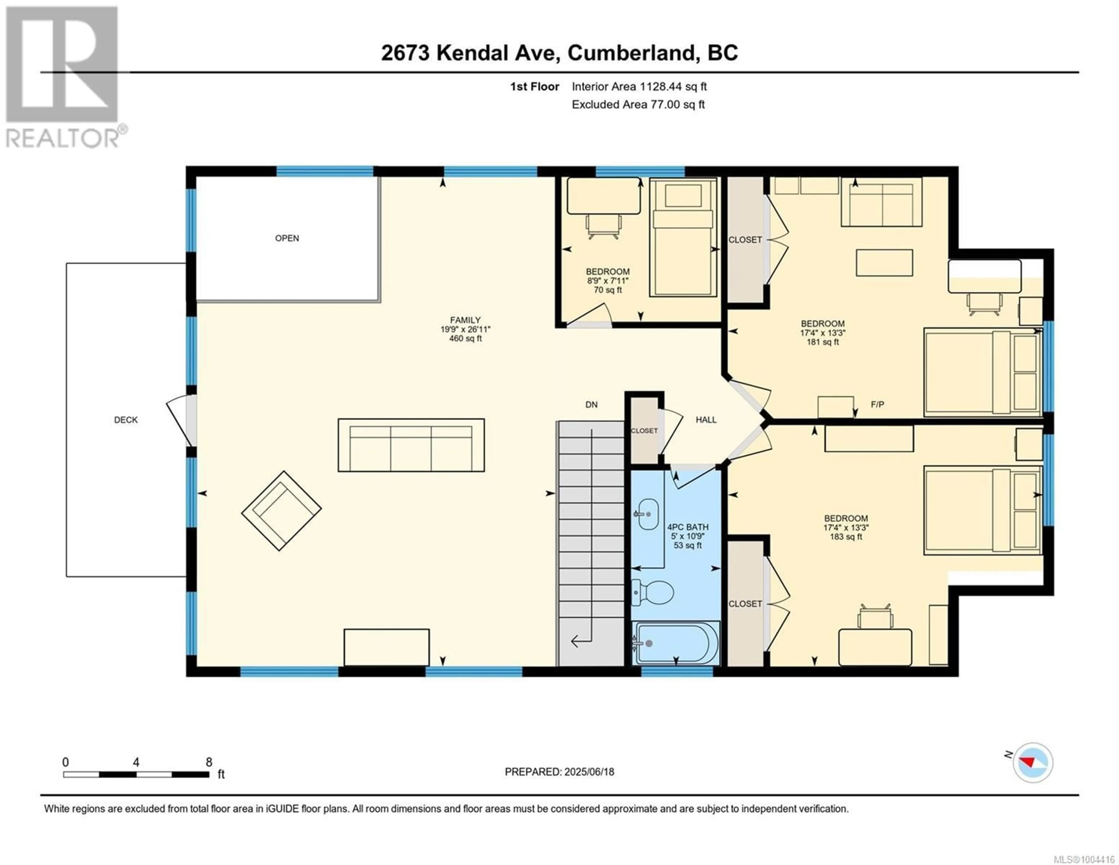 Floor plan for 2673 KENDAL AVENUE, Cumberland British Columbia V0R1S0