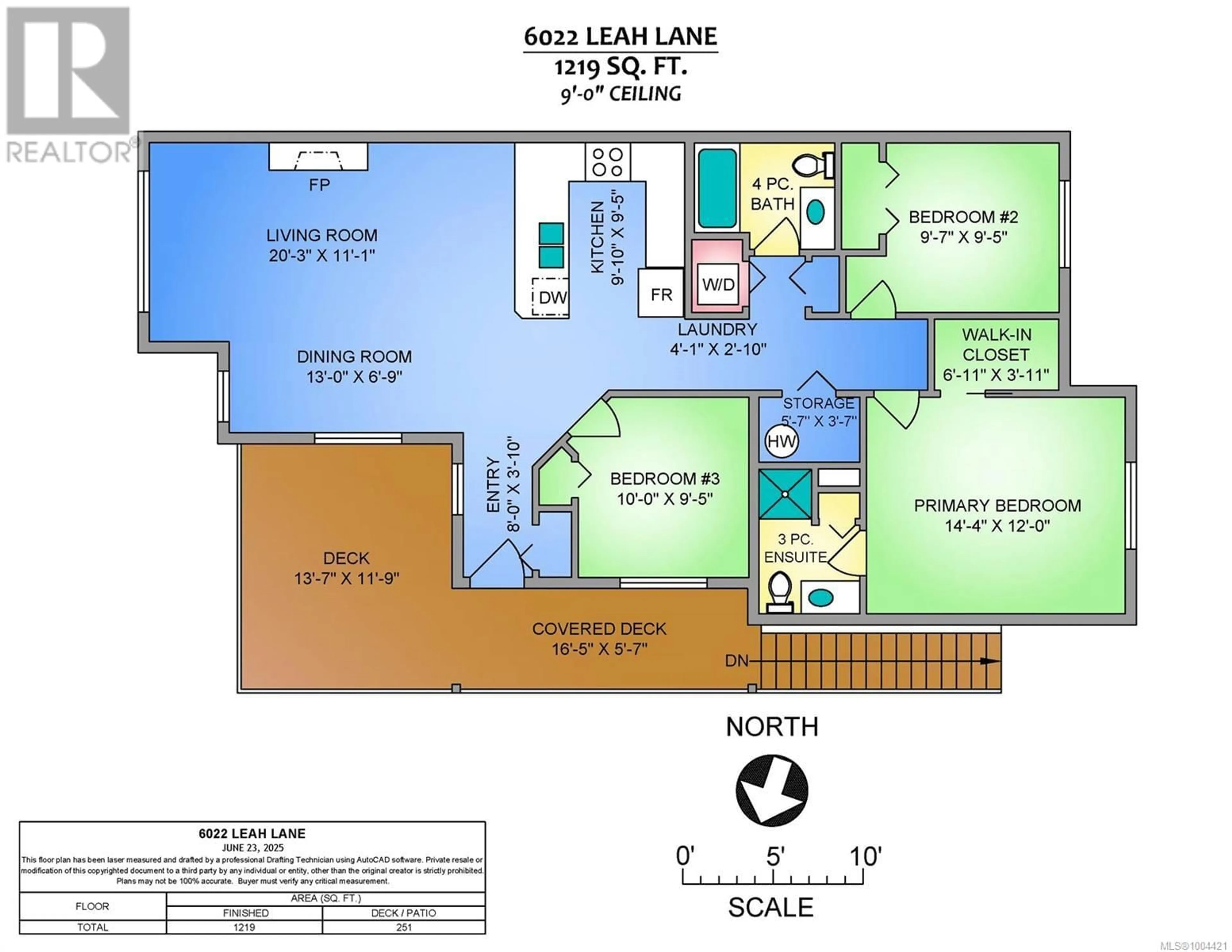 Floor plan for 6022 LEAH LANE, Nanaimo British Columbia V9V1W7
