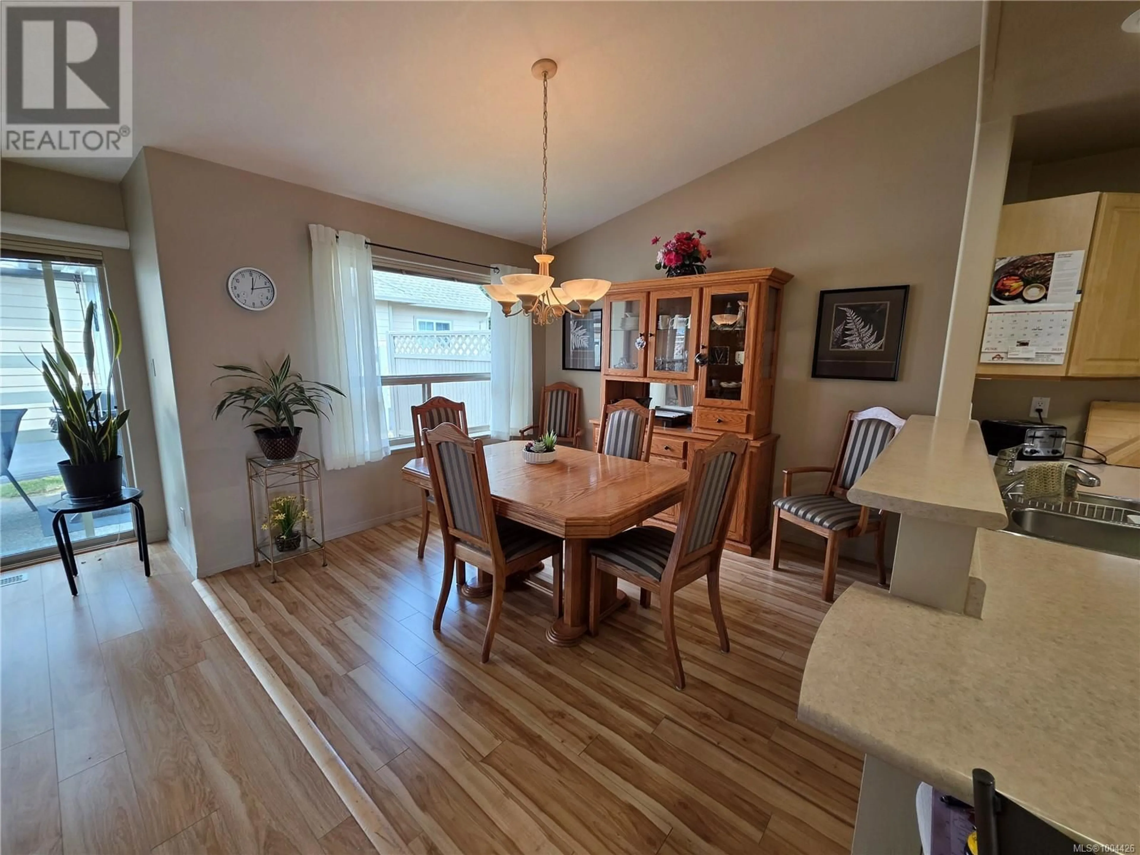 Dining room, wood/laminate floor for 2 - 5608 STRATHCONA STREET, Port Alberni British Columbia V9Y6X5