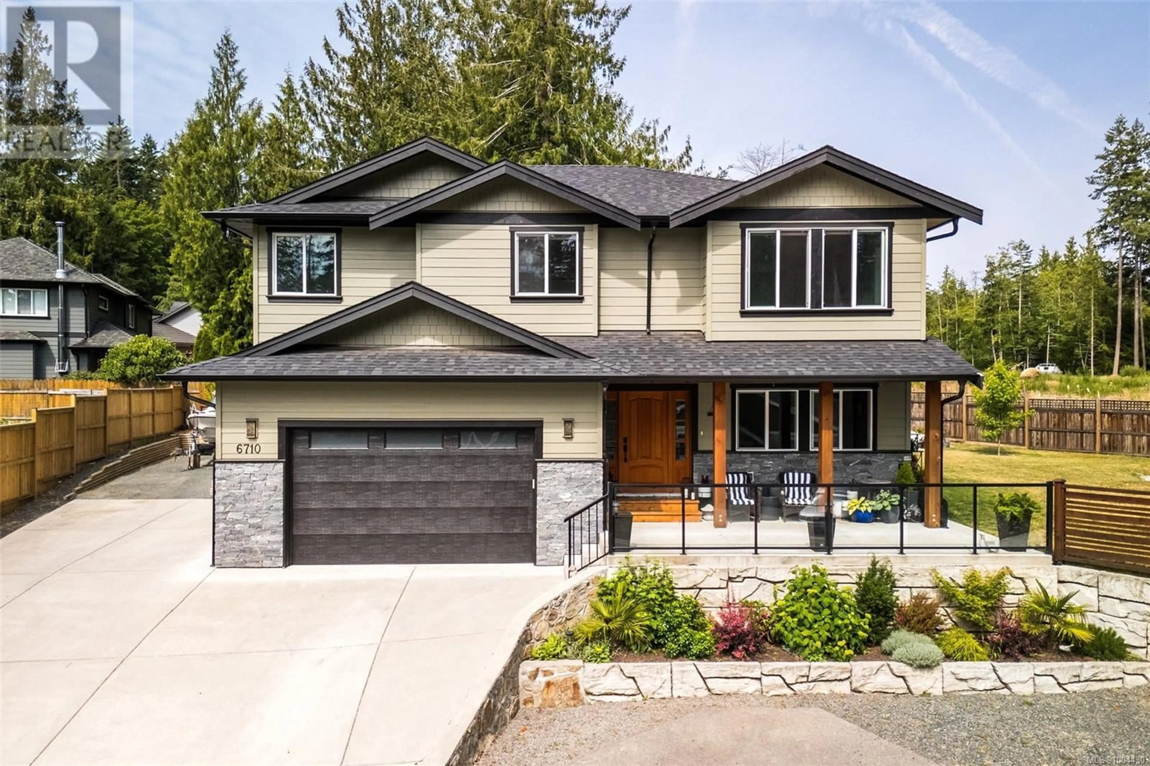 Home with vinyl exterior material, street for 6710 HELGESEN ROAD, Sooke British Columbia V9Z0V6