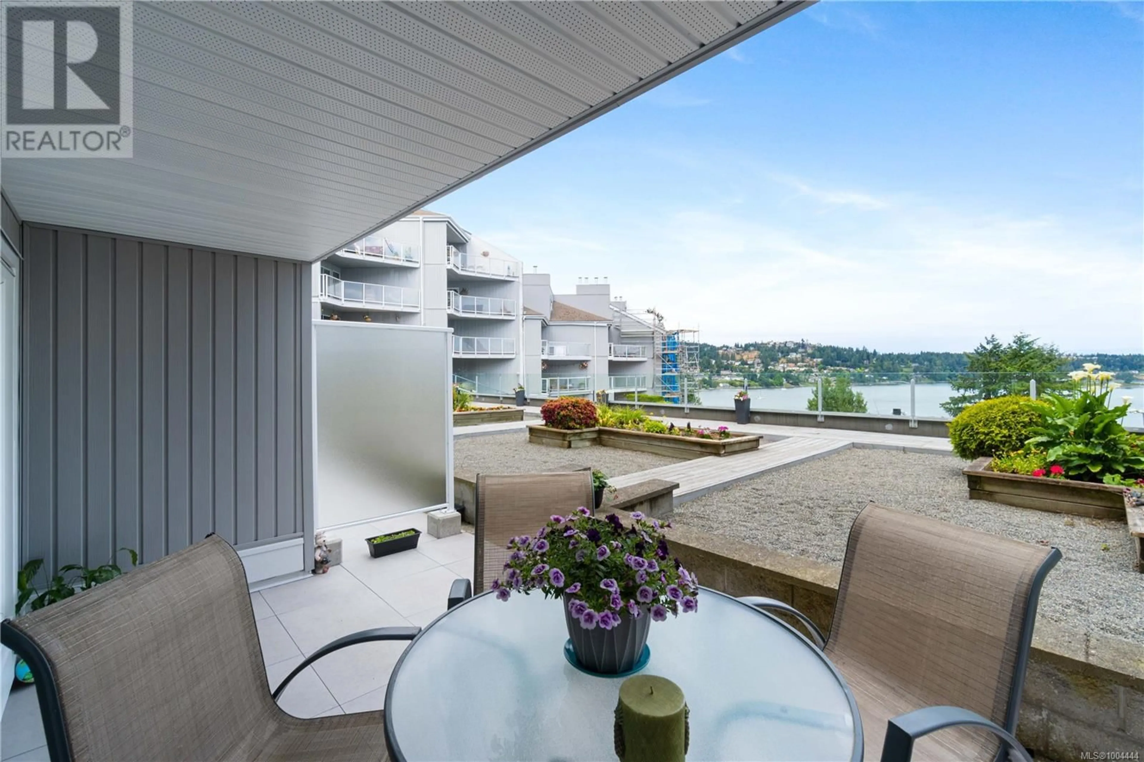 Patio, water/lake/river/ocean view for 312 - 2560 DEPARTURE BAY ROAD, Nanaimo British Columbia V9S5P1