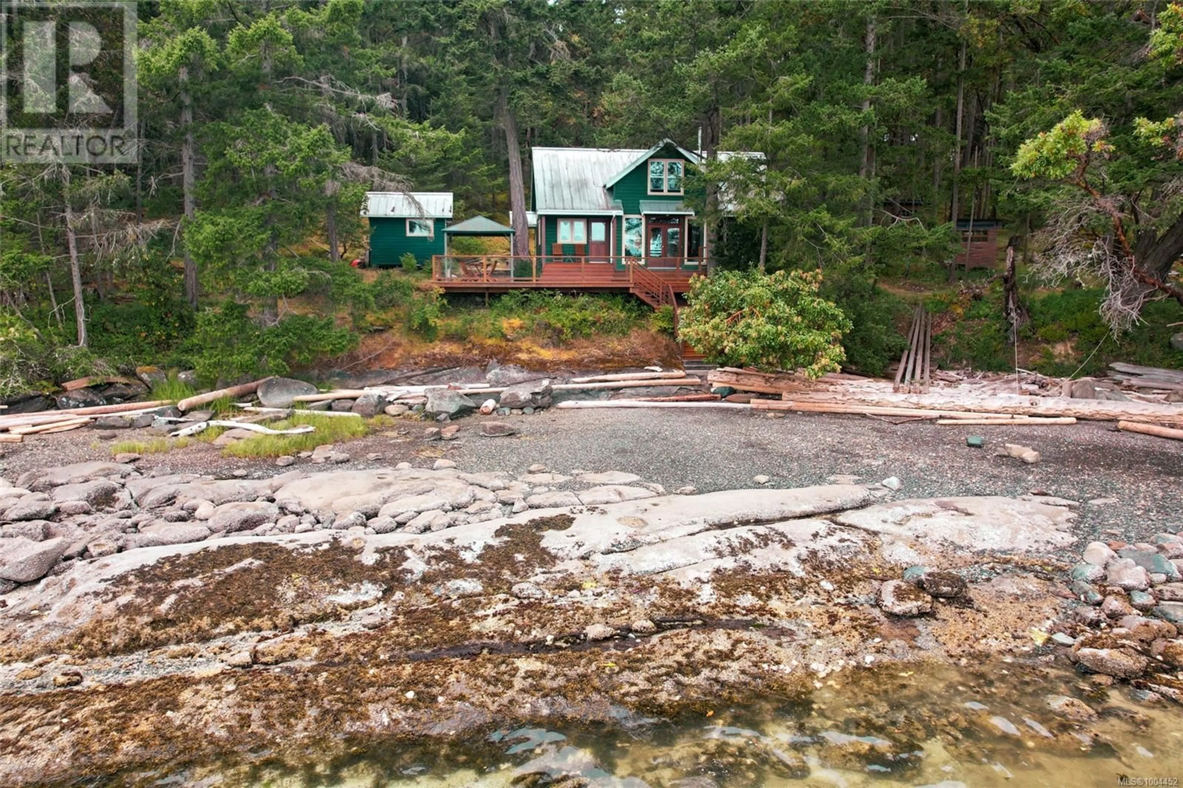 A pic from outside/outdoor area/front of a property/back of a property/a pic from drone, water/lake/river/ocean view for Lt 38 RUXTON ROAD, Ruxton Island British Columbia V0R1X7