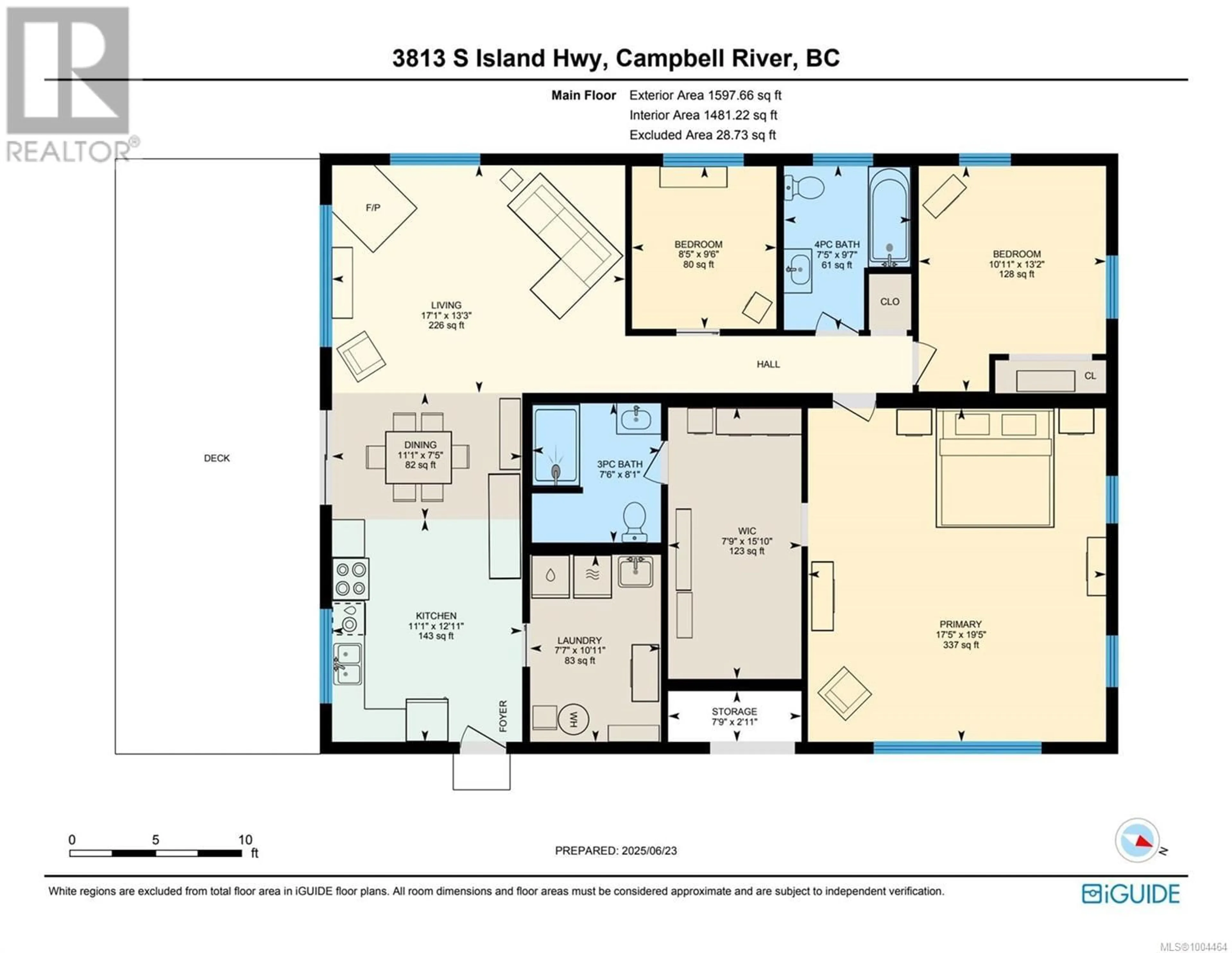 Floor plan for 3813 ISLAND HIGHWAY SOUTH, Campbell River British Columbia V9H1M4