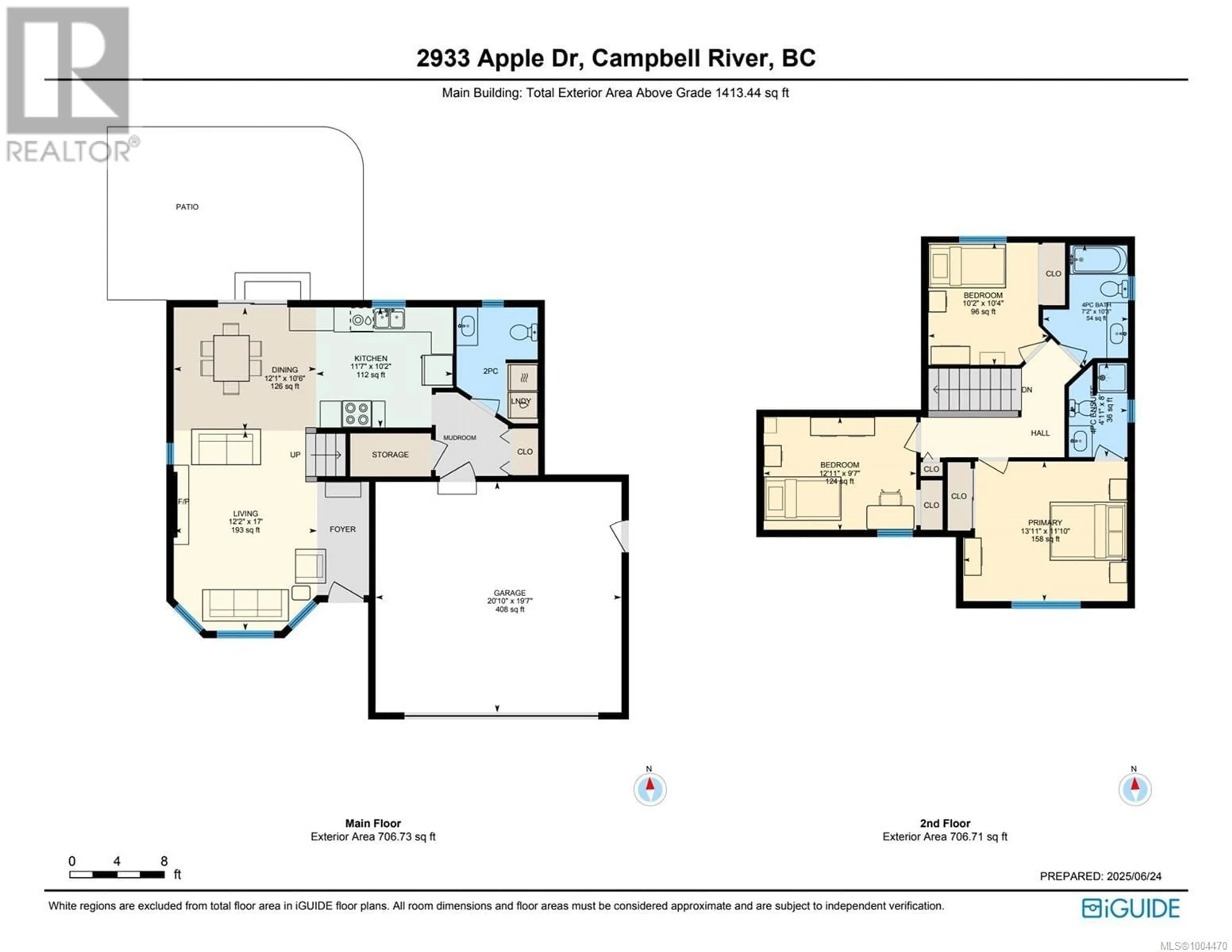 Floor plan for 2933 APPLE DRIVE, Campbell River British Columbia V9W7X7