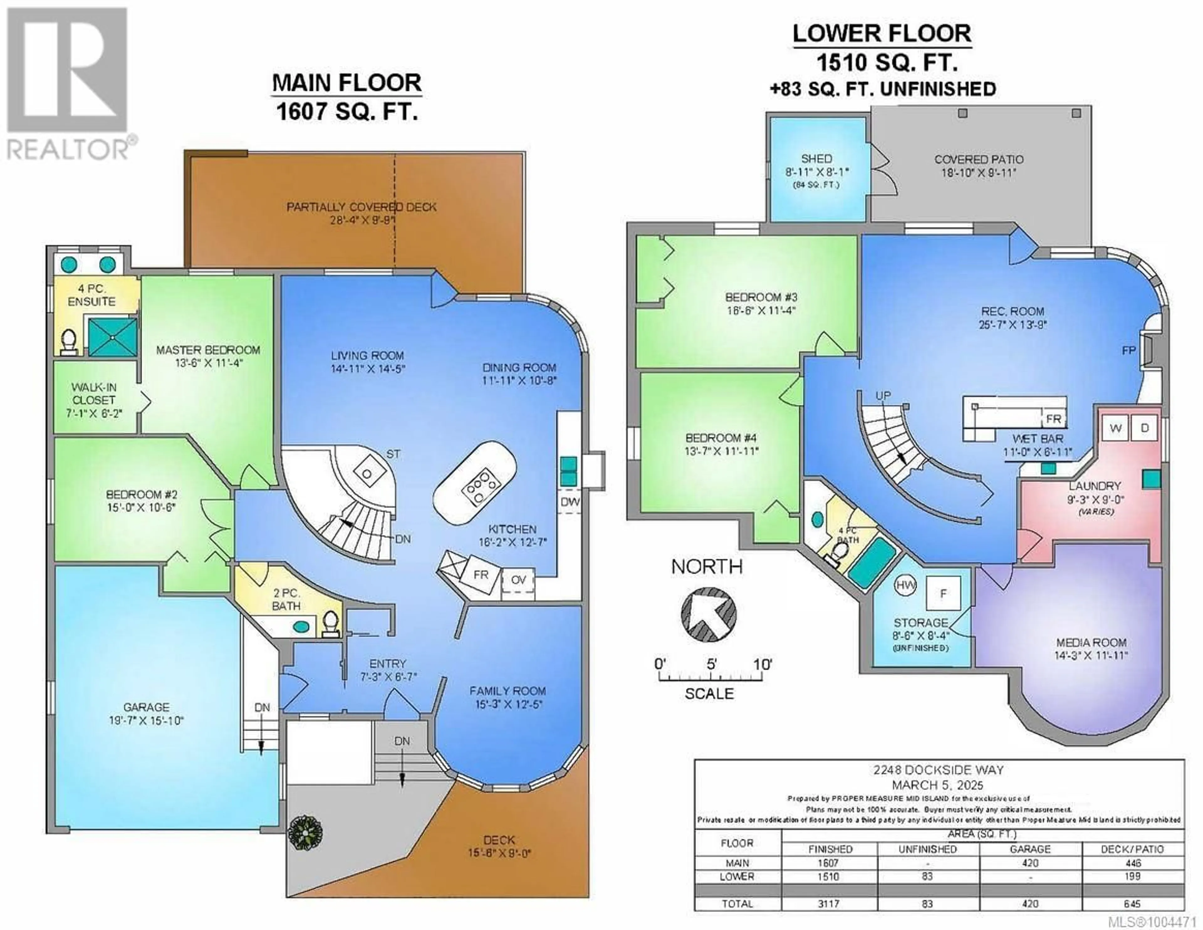 Floor plan for 2248 DOCKSIDE WAY, Nanaimo British Columbia V9R6T8