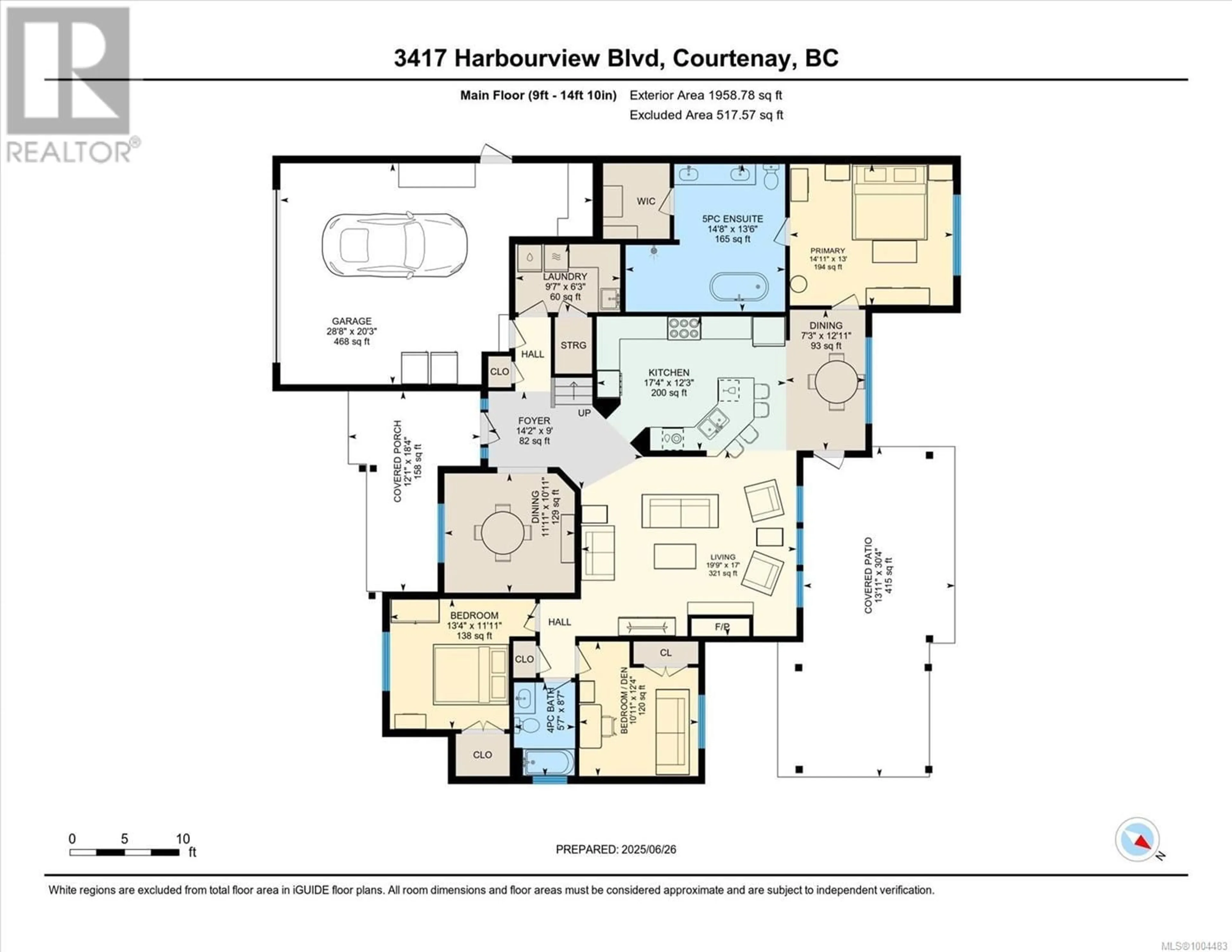 Floor plan for 3417 HARBOURVIEW BOULEVARD, Courtenay British Columbia V9N0B5