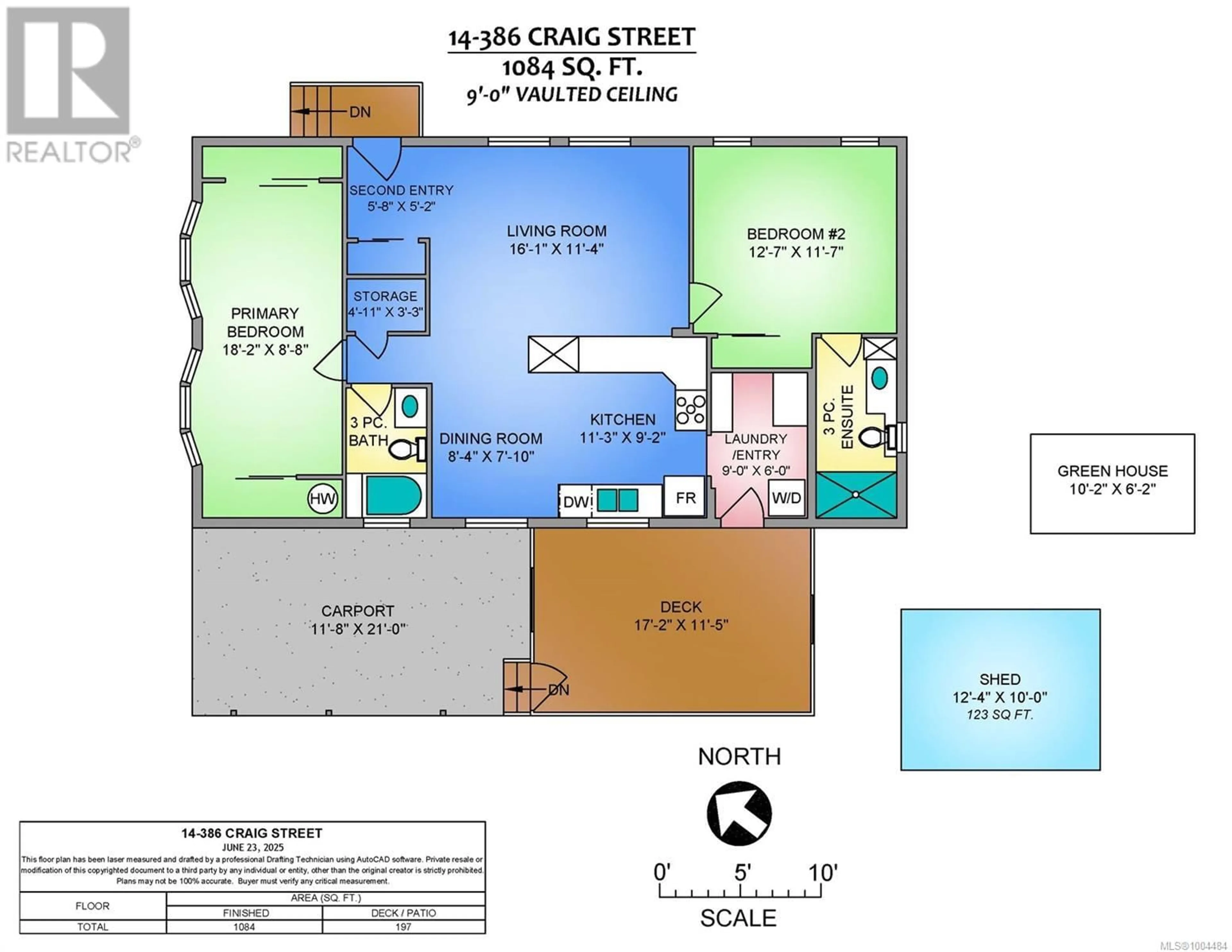Floor plan for 14 - 386 CRAIG STREET, Parksville British Columbia V9P2Z8