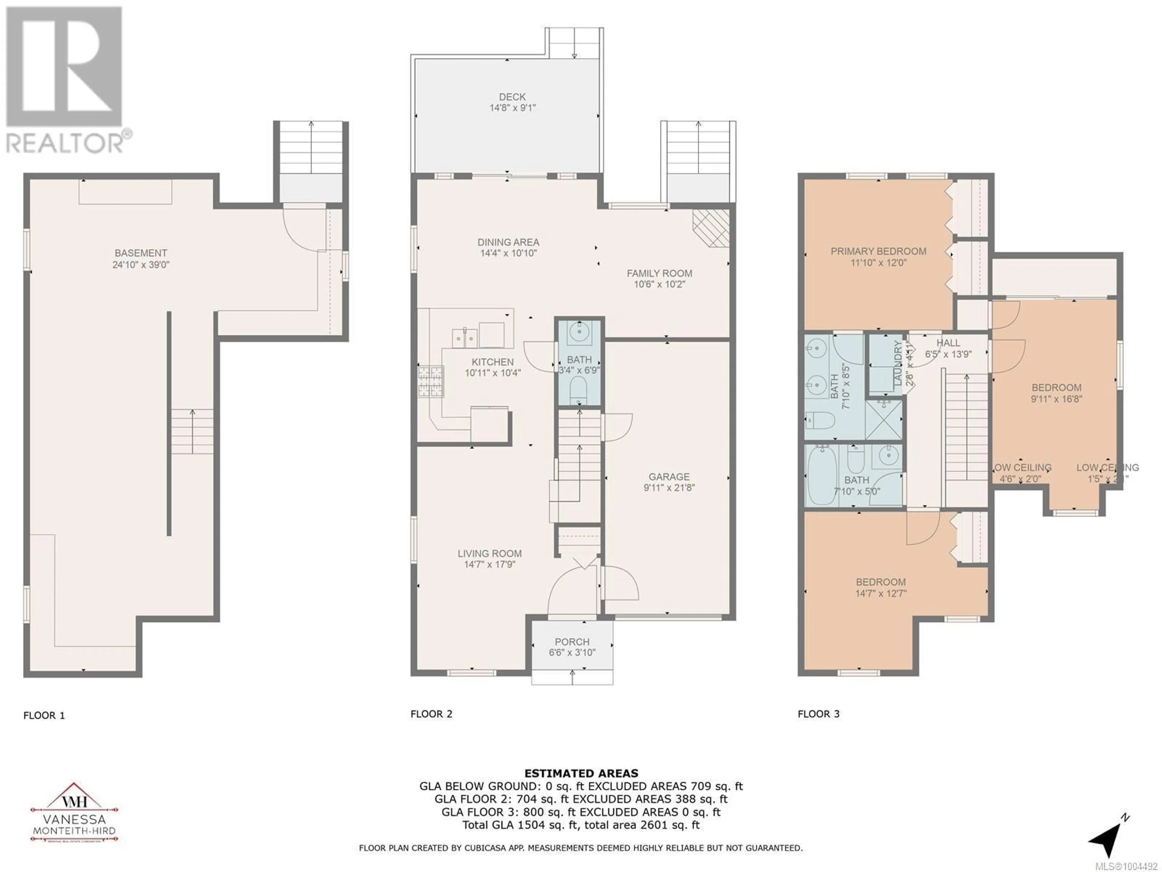 Floor plan for 117 - 2787 1ST STREET, Courtenay British Columbia V9N9C8