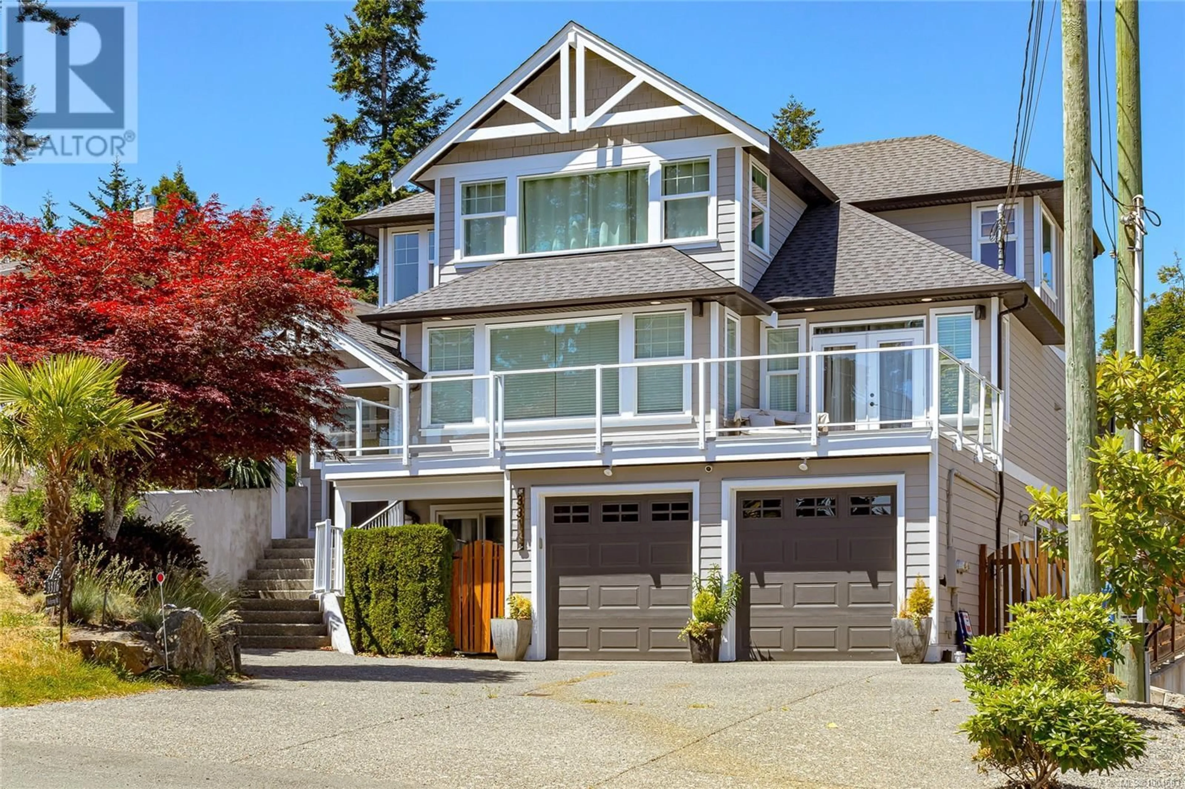 Home with vinyl exterior material, street for 3316 HOCKERING ROAD, Colwood British Columbia V9C1Y2