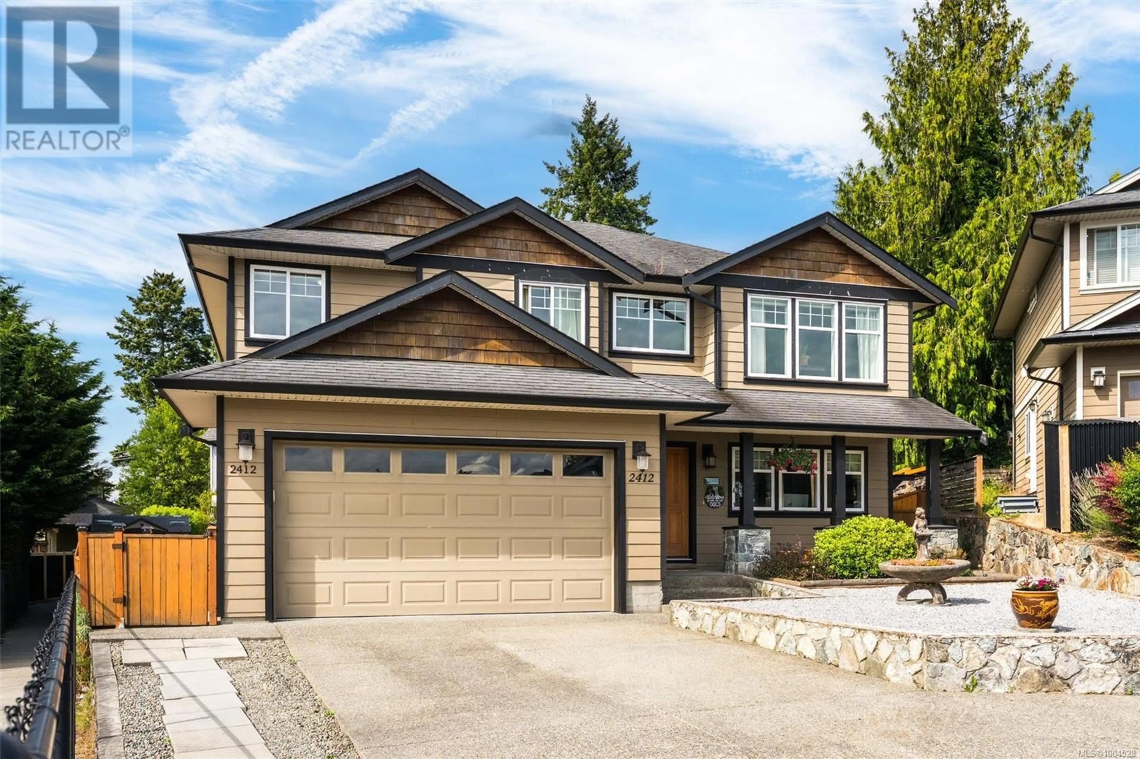 Home with vinyl exterior material, street for 2412 CAFFERY PLACE, Sooke British Columbia V9Z1K8