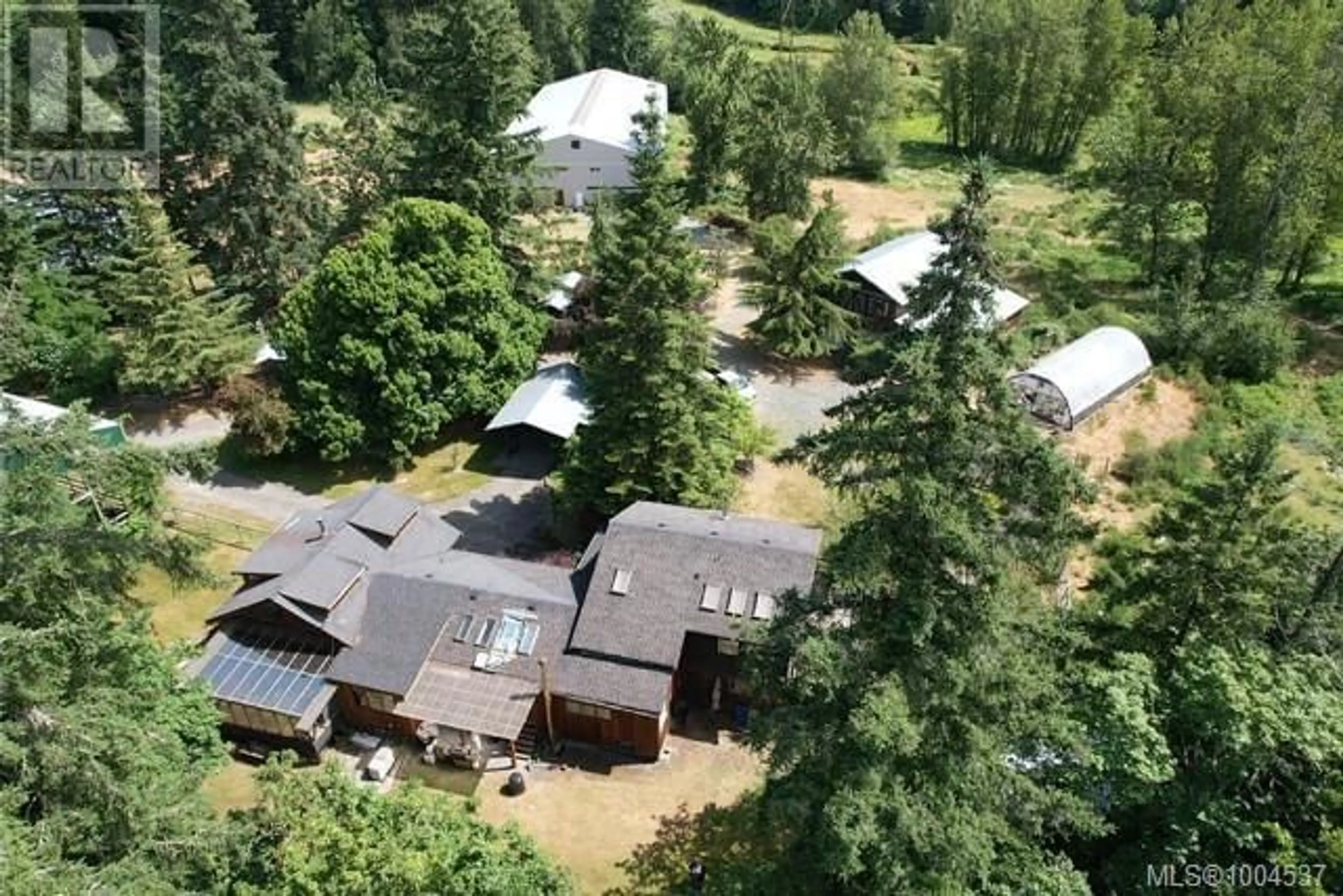 A pic from outside/outdoor area/front of a property/back of a property/a pic from drone, unknown for 3744 GIBBINS ROAD, Duncan British Columbia V9L6E8