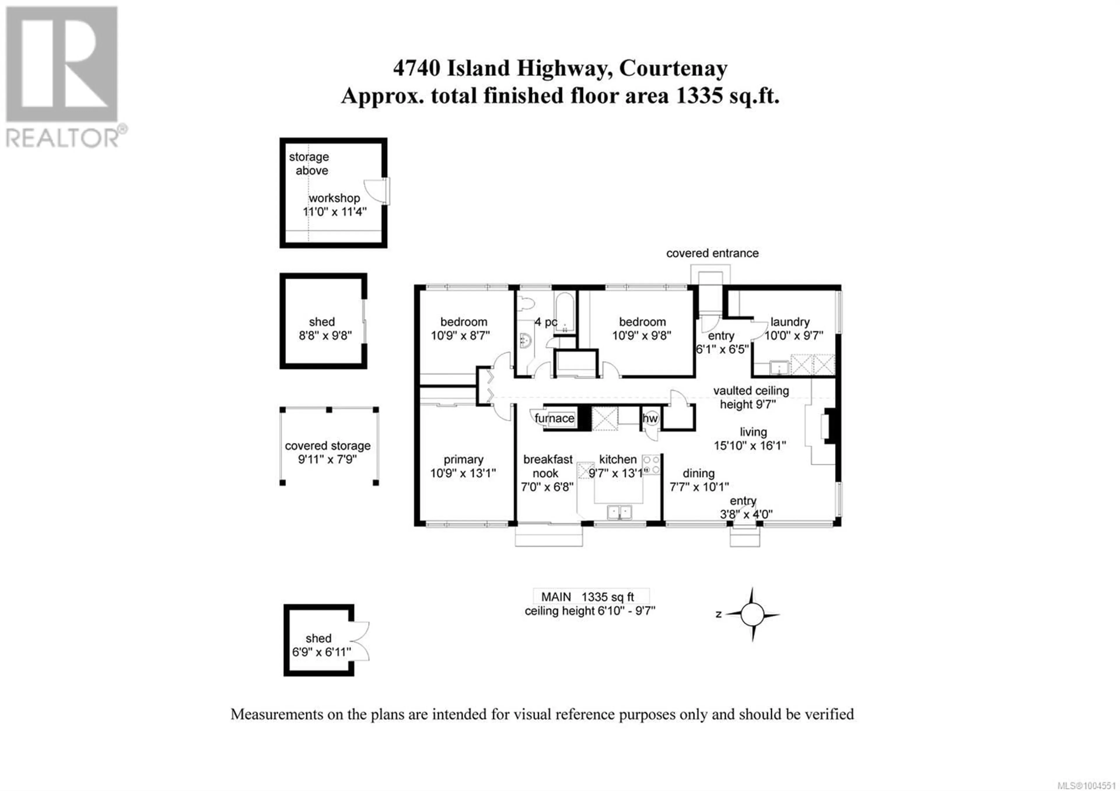 Floor plan for 4740 ISLAND HIGHWAY NORTH, Courtenay British Columbia V9N5Y7