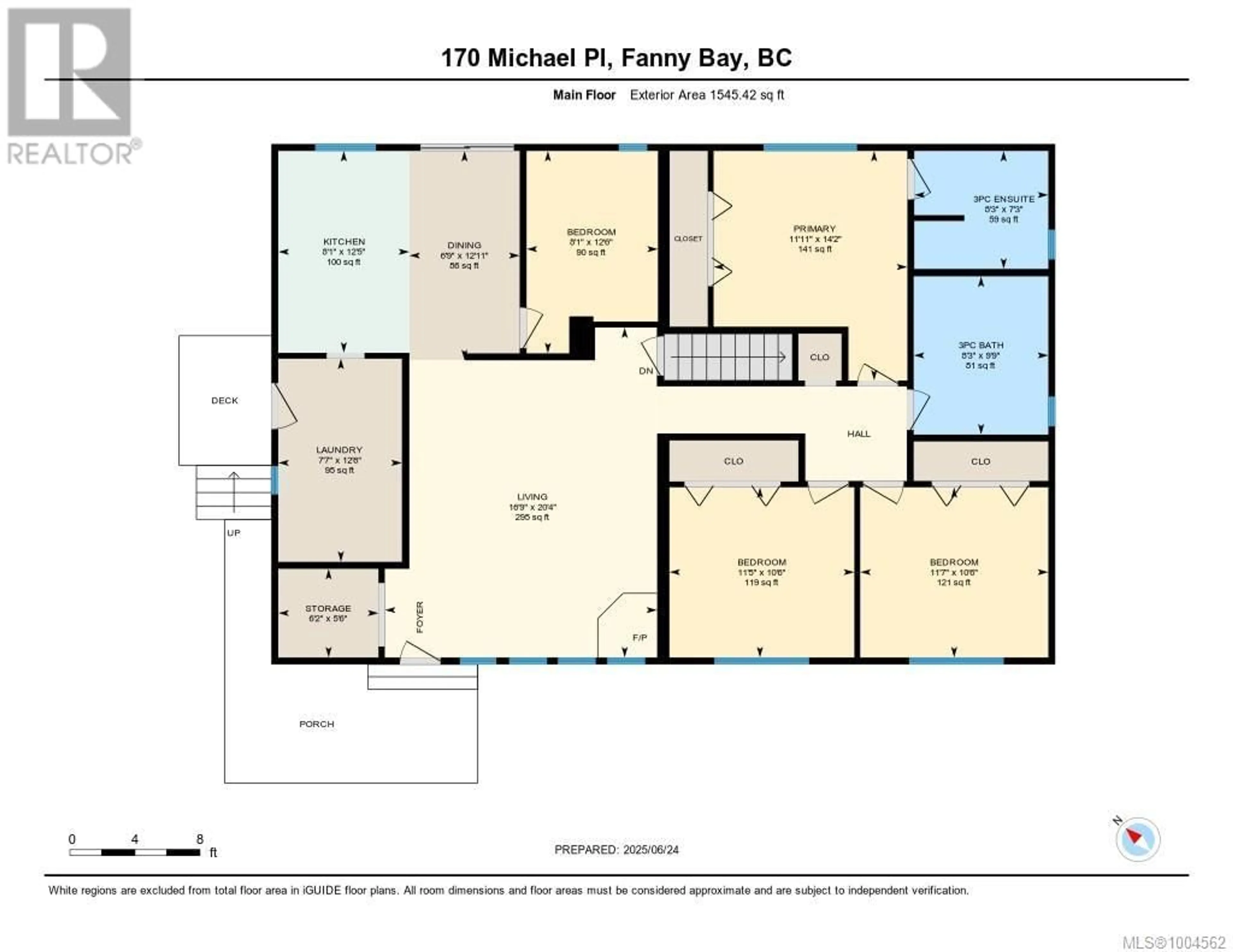 Floor plan for 170 MICHAEL PLACE, Fanny Bay British Columbia V0R1W0
