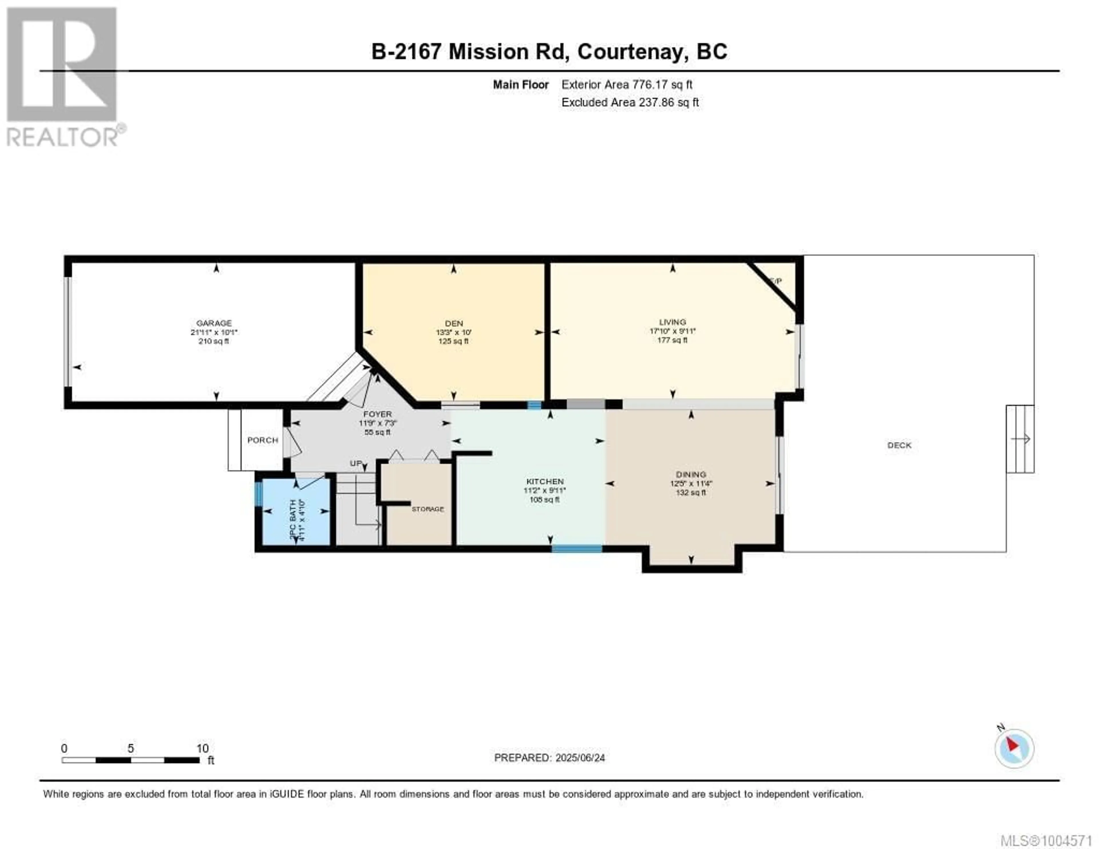 Floor plan for B - 2167 MISSION ROAD, Courtenay British Columbia V9N8Y7