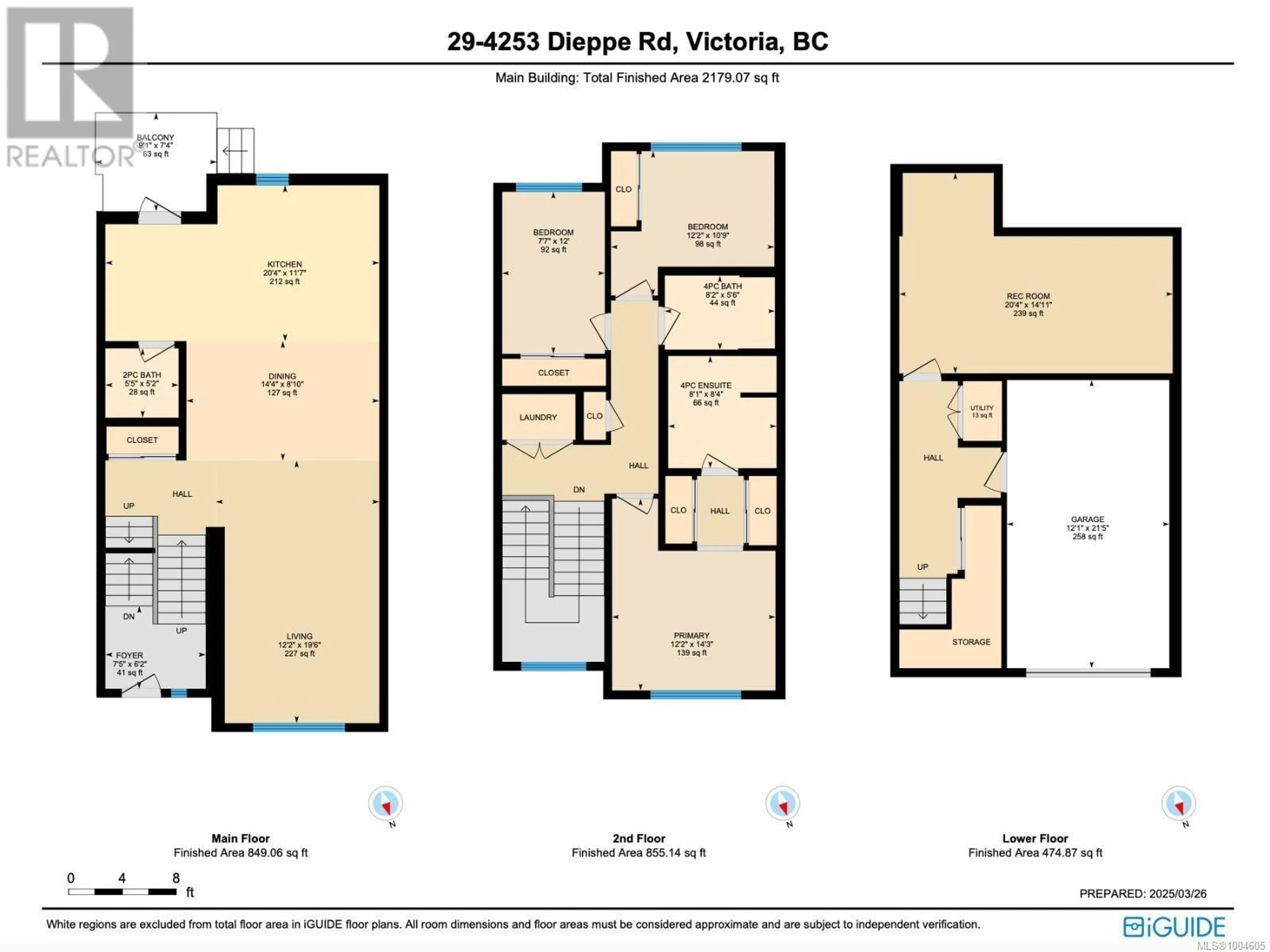 Floor plan for 29 - 4253 DIEPPE ROAD, Saanich British Columbia V8X2N2