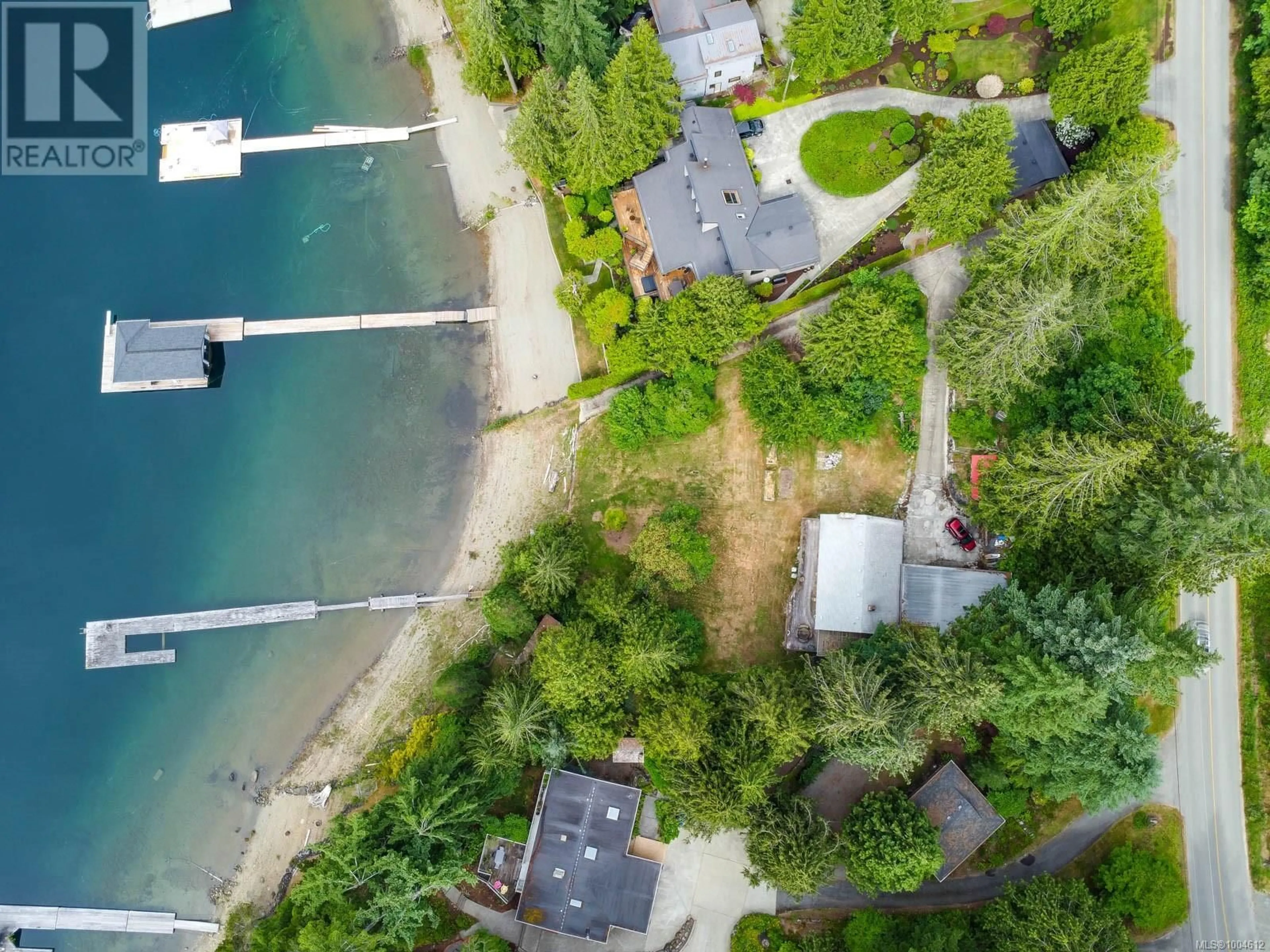 A pic from outside/outdoor area/front of a property/back of a property/a pic from drone, water/lake/river/ocean view for 9712 STIRLING ARM CRESCENT, Port Alberni British Columbia V9Y9C7