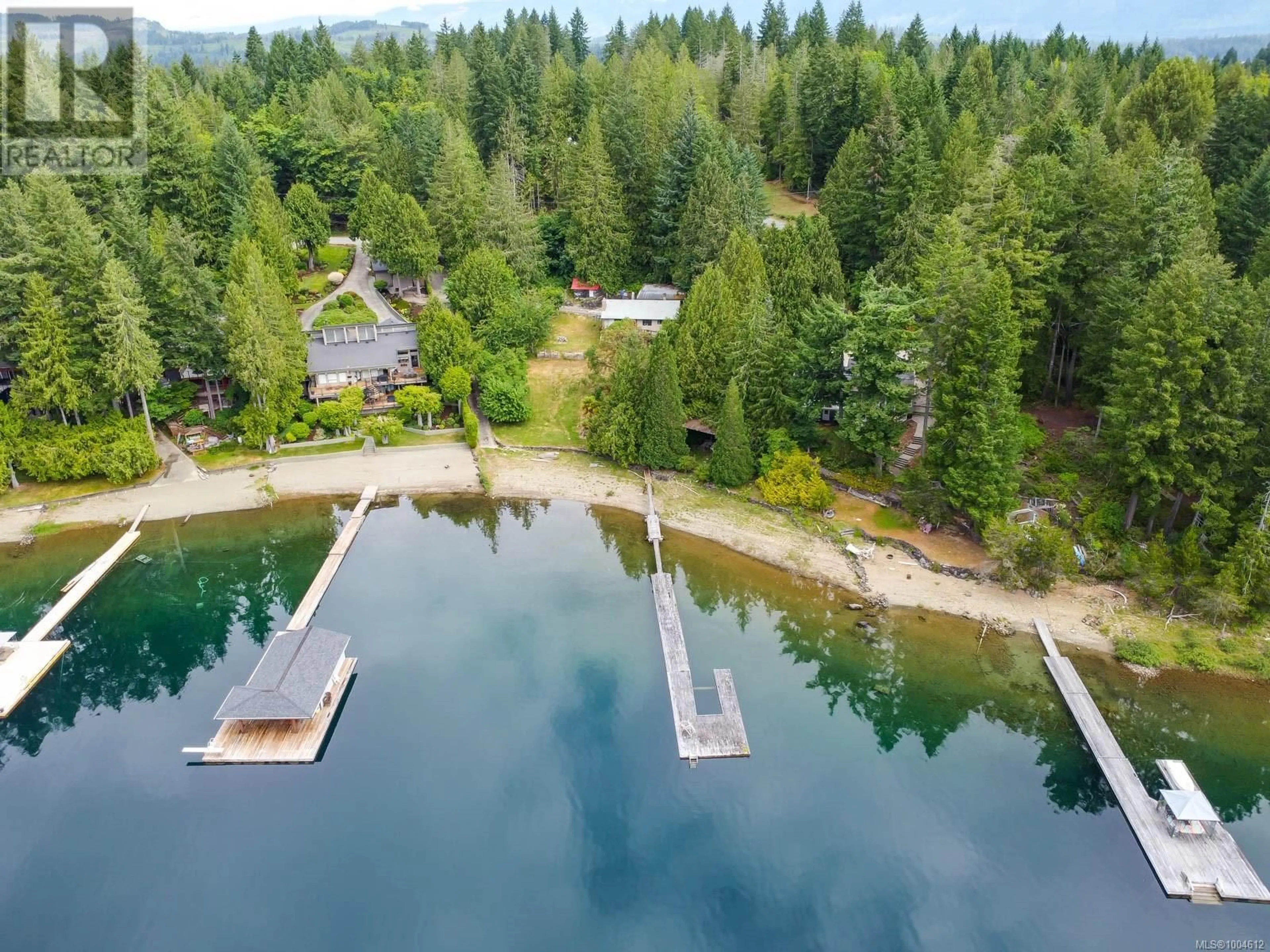 A pic from outside/outdoor area/front of a property/back of a property/a pic from drone, water/lake/river/ocean view for 9712 STIRLING ARM CRESCENT, Port Alberni British Columbia V9Y9C7