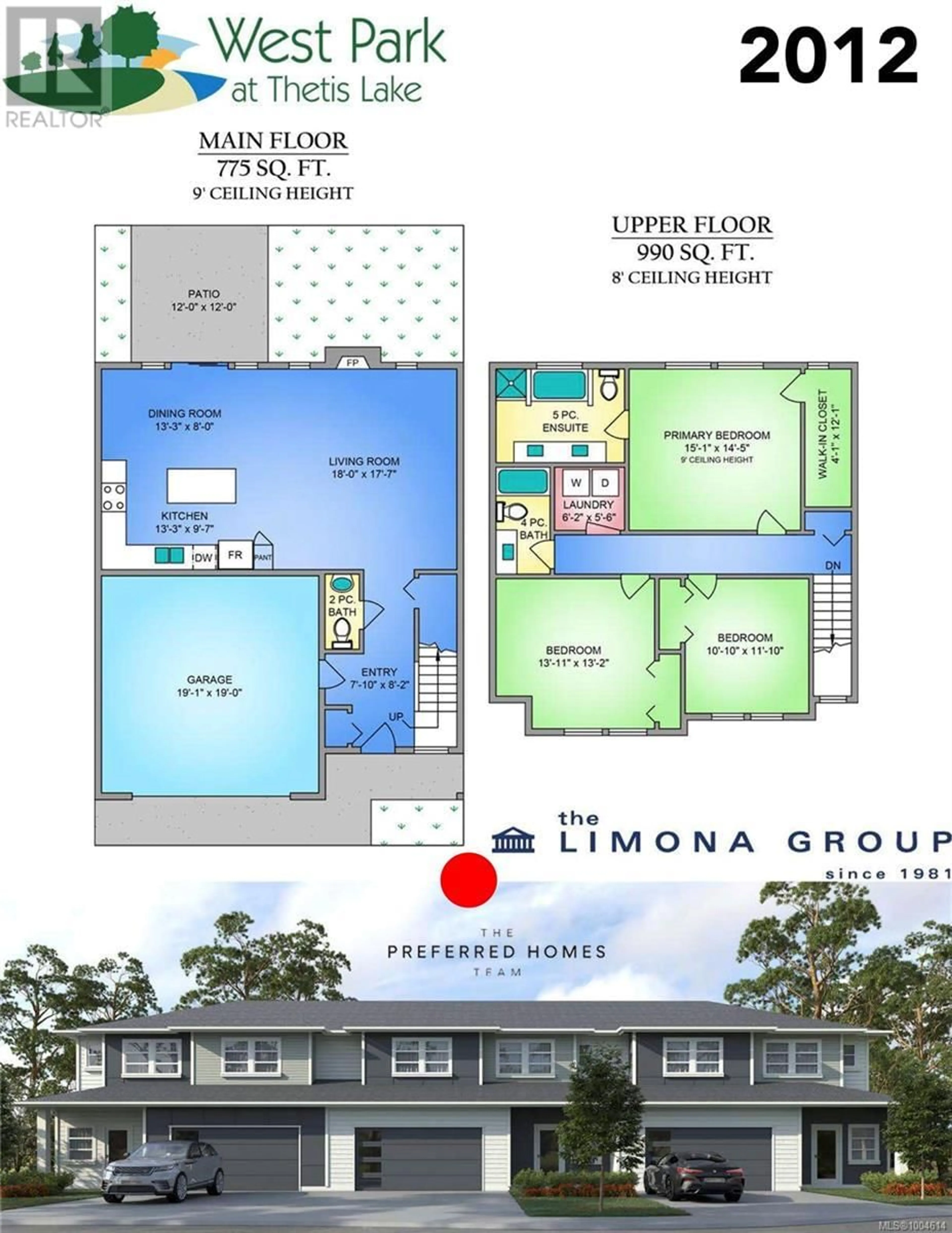 Floor plan for 2012 WEST PARK LANE, View Royal British Columbia V9B5Z2