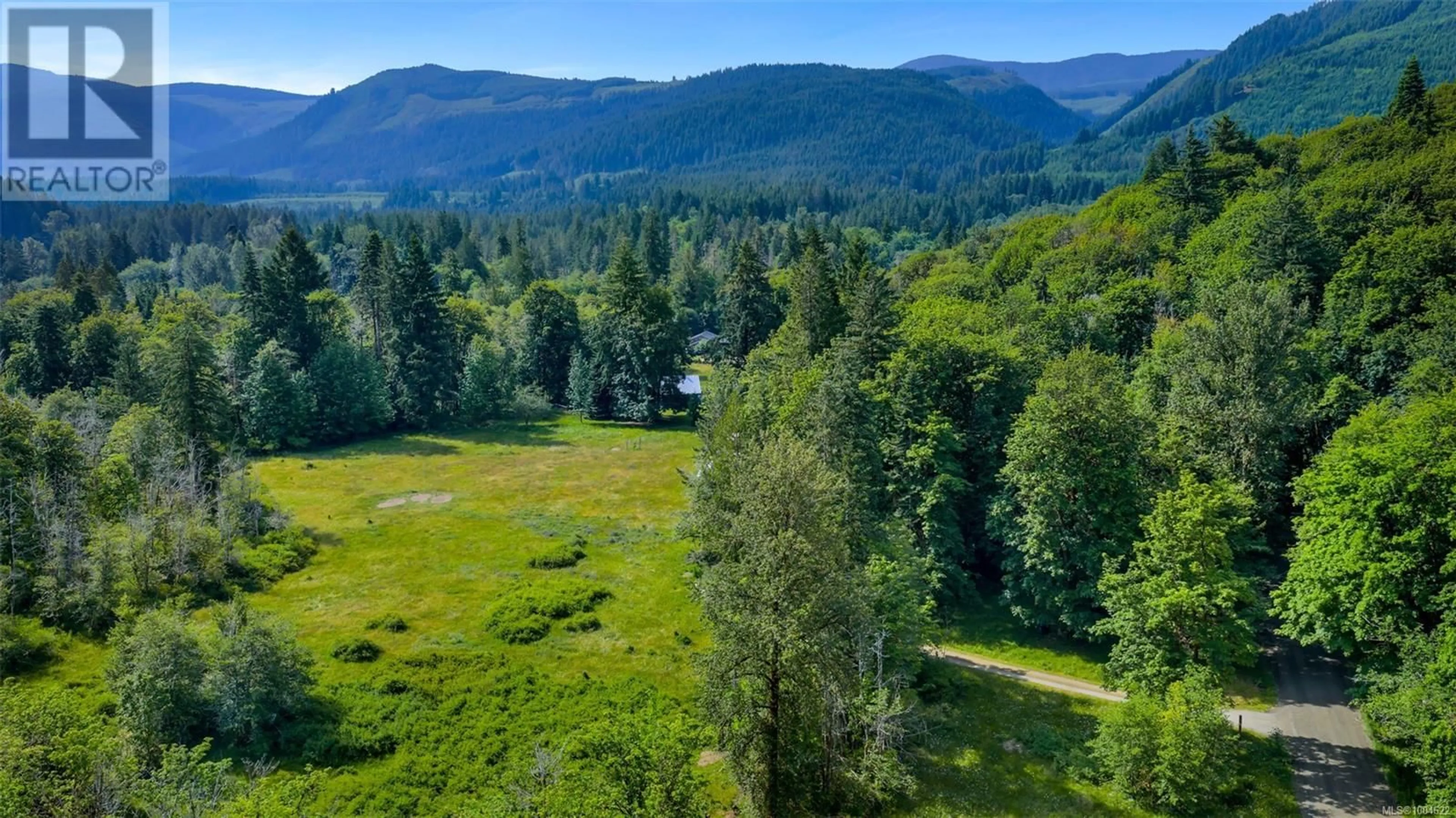 A pic from outside/outdoor area/front of a property/back of a property/a pic from drone, forest/trees view for 5945 SKUTZ FALLS ROAD, Lake Cowichan British Columbia V0R2G0