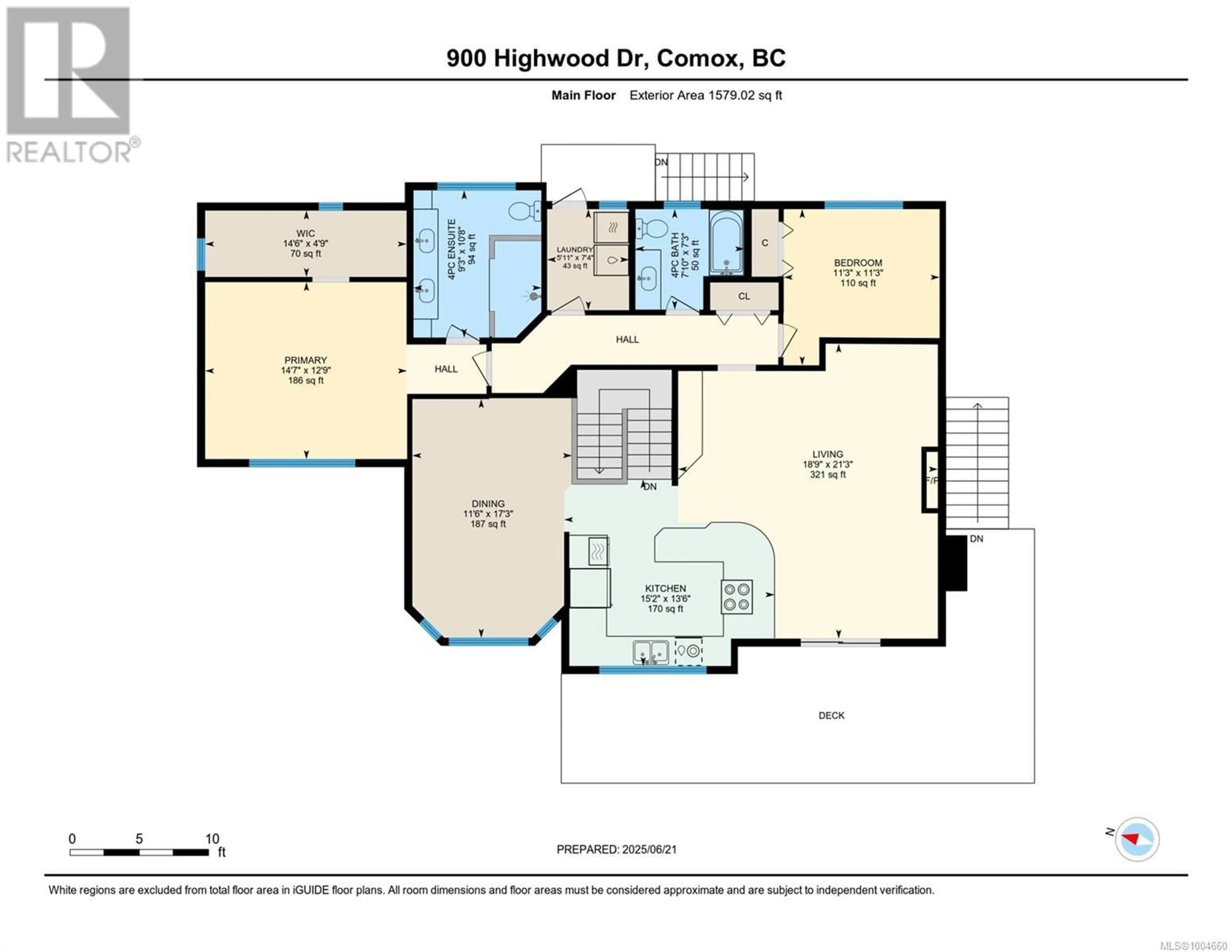 Floor plan for 900 HIGHWOOD DRIVE, Comox British Columbia V9M3R5