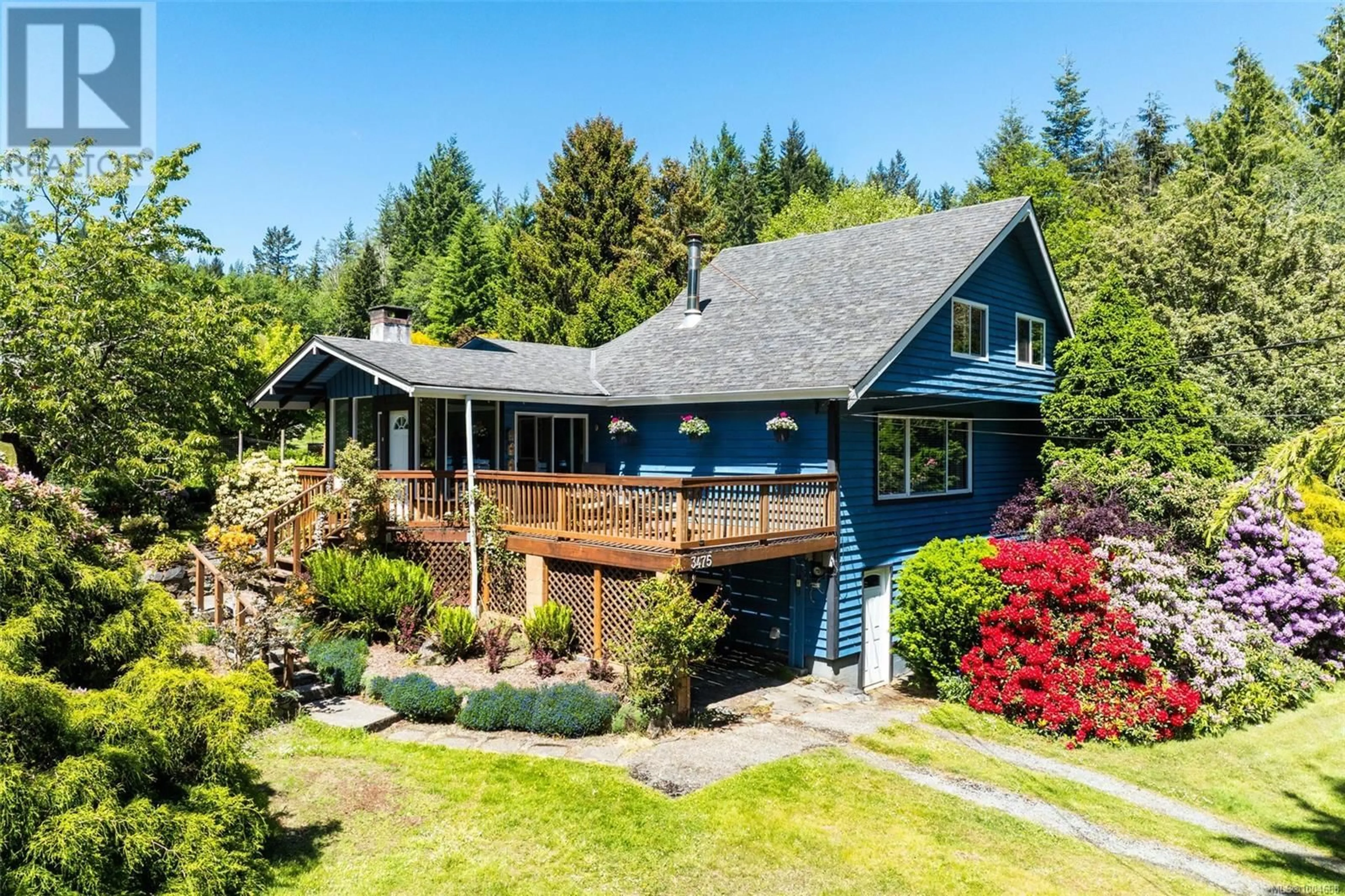 A pic from outside/outdoor area/front of a property/back of a property/a pic from drone, water/lake/river/ocean view for 3475 OTTER POINT ROAD, Sooke British Columbia V9Z0J9