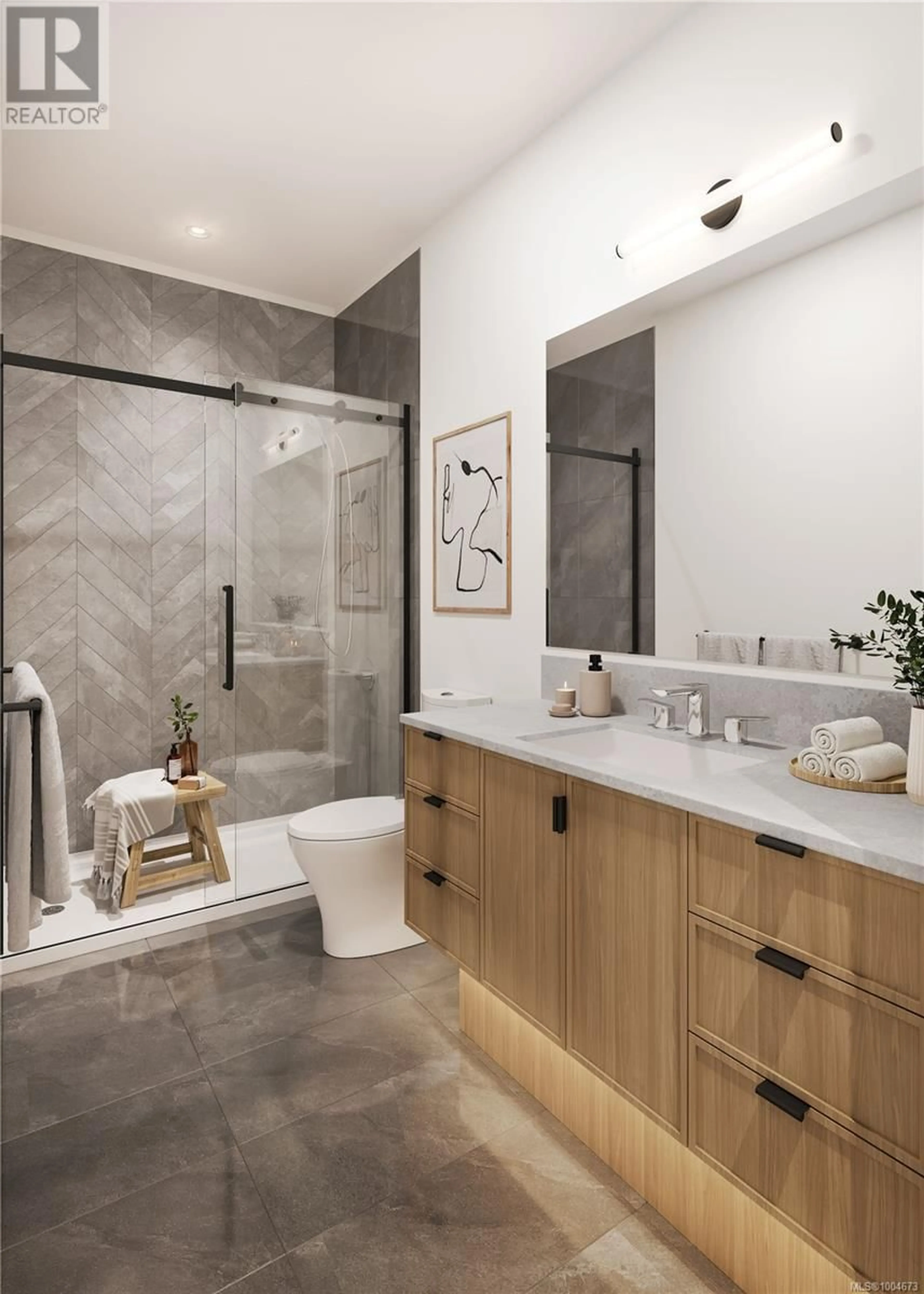 Contemporary bathroom, ceramic/tile floor for 110 - 3226 SHELBOURNE STREET, Saanich British Columbia V8P5G8