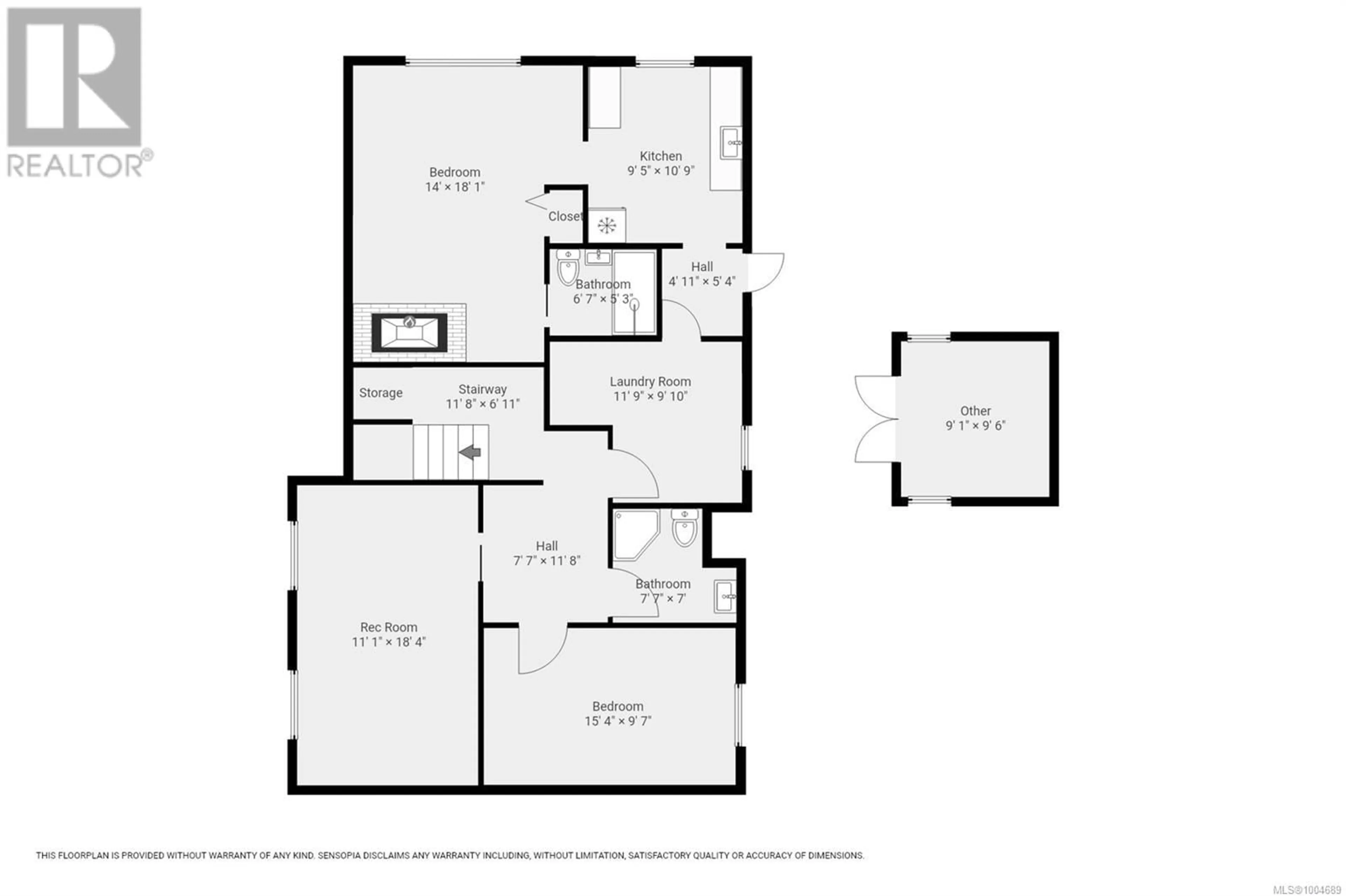 Floor plan for 260 CARNEGIE STREET, Campbell River British Columbia V9W2J5