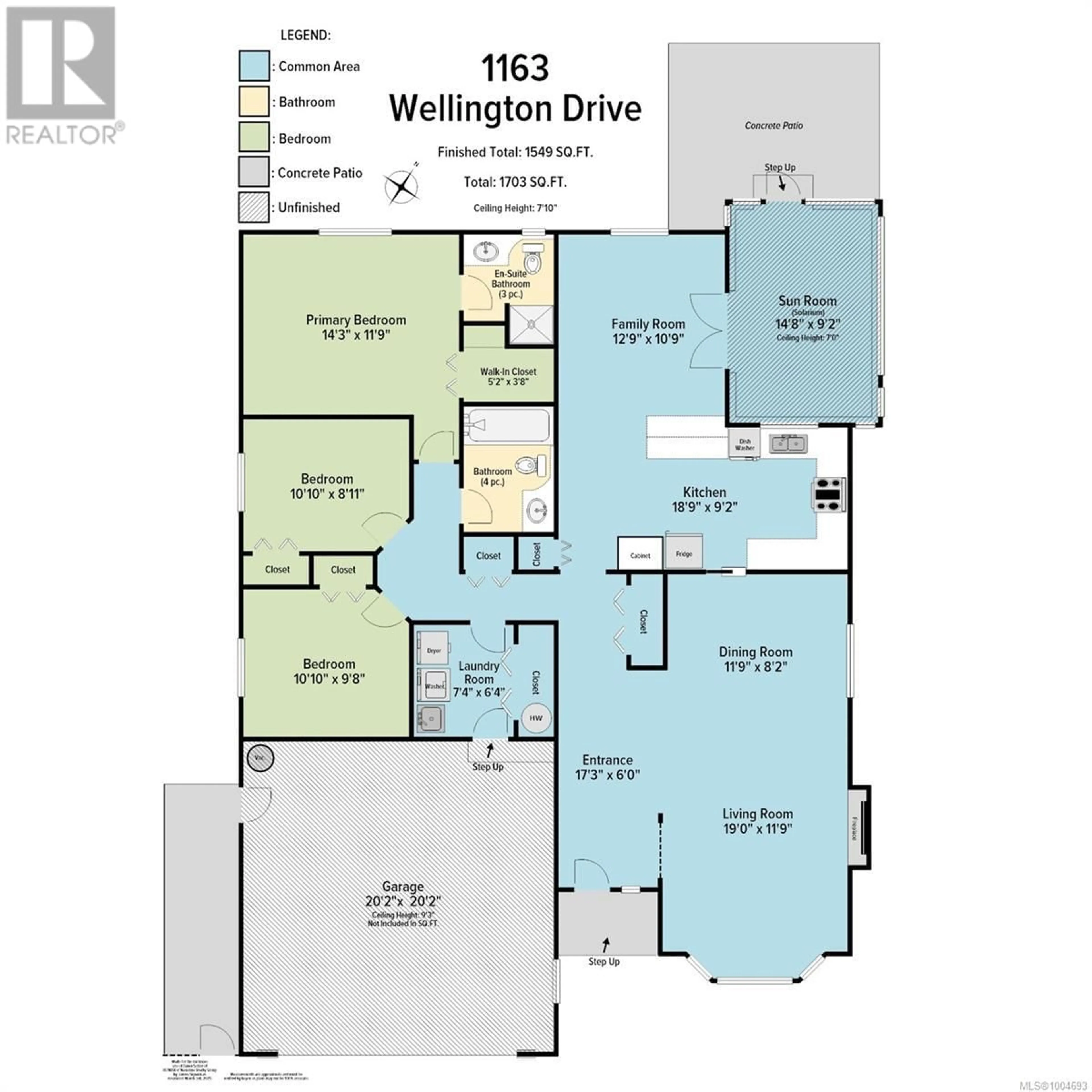 Floor plan for 1163 WELLINGTON DRIVE, Qualicum Beach British Columbia V9K2H6