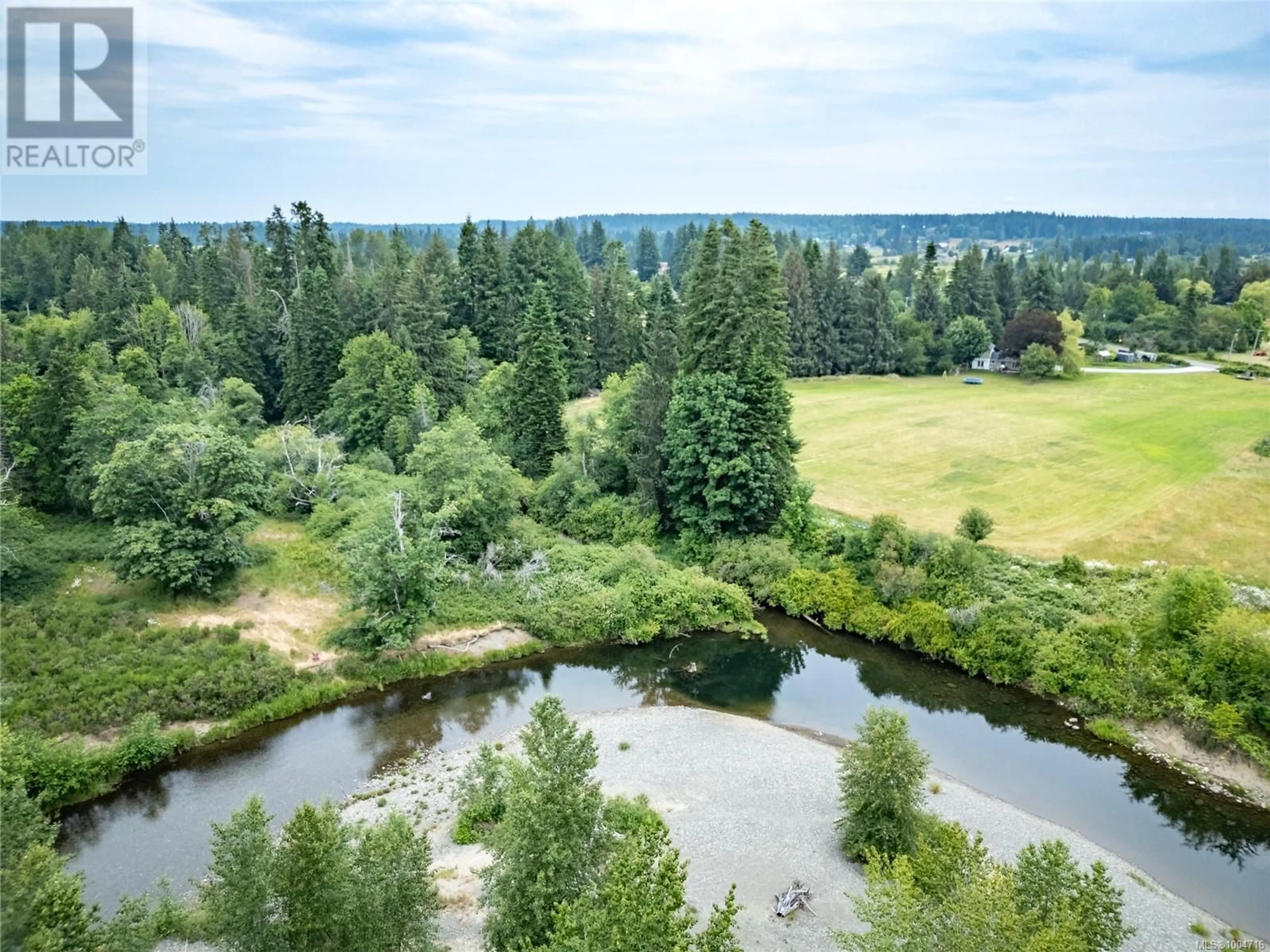 A pic from outside/outdoor area/front of a property/back of a property/a pic from drone, water/lake/river/ocean view for 5077 HEADQUARTERS ROAD, Courtenay British Columbia V9J1P1