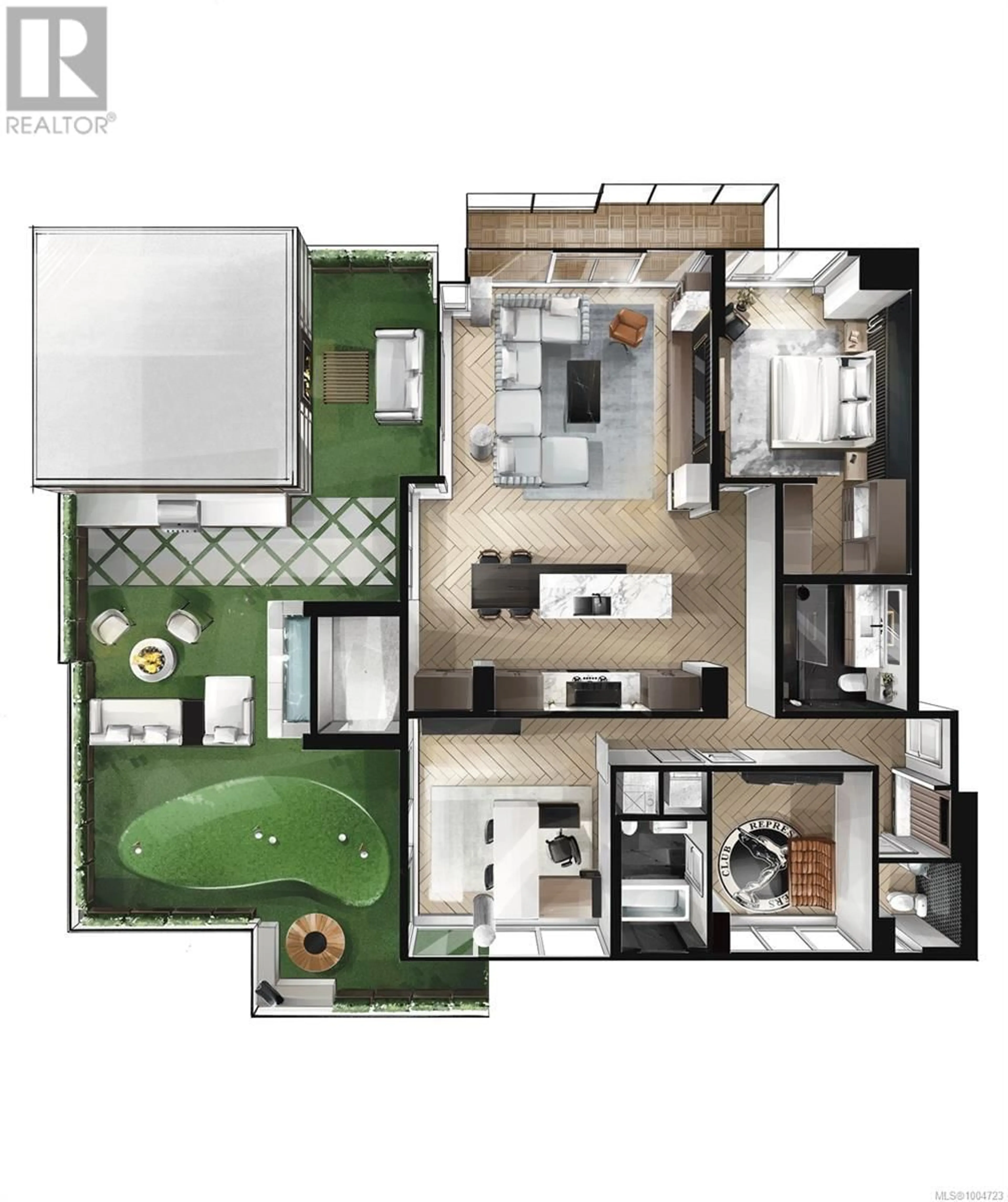 Floor plan for 1107 - 707 COURTNEY STREET, Victoria British Columbia V8W0A9
