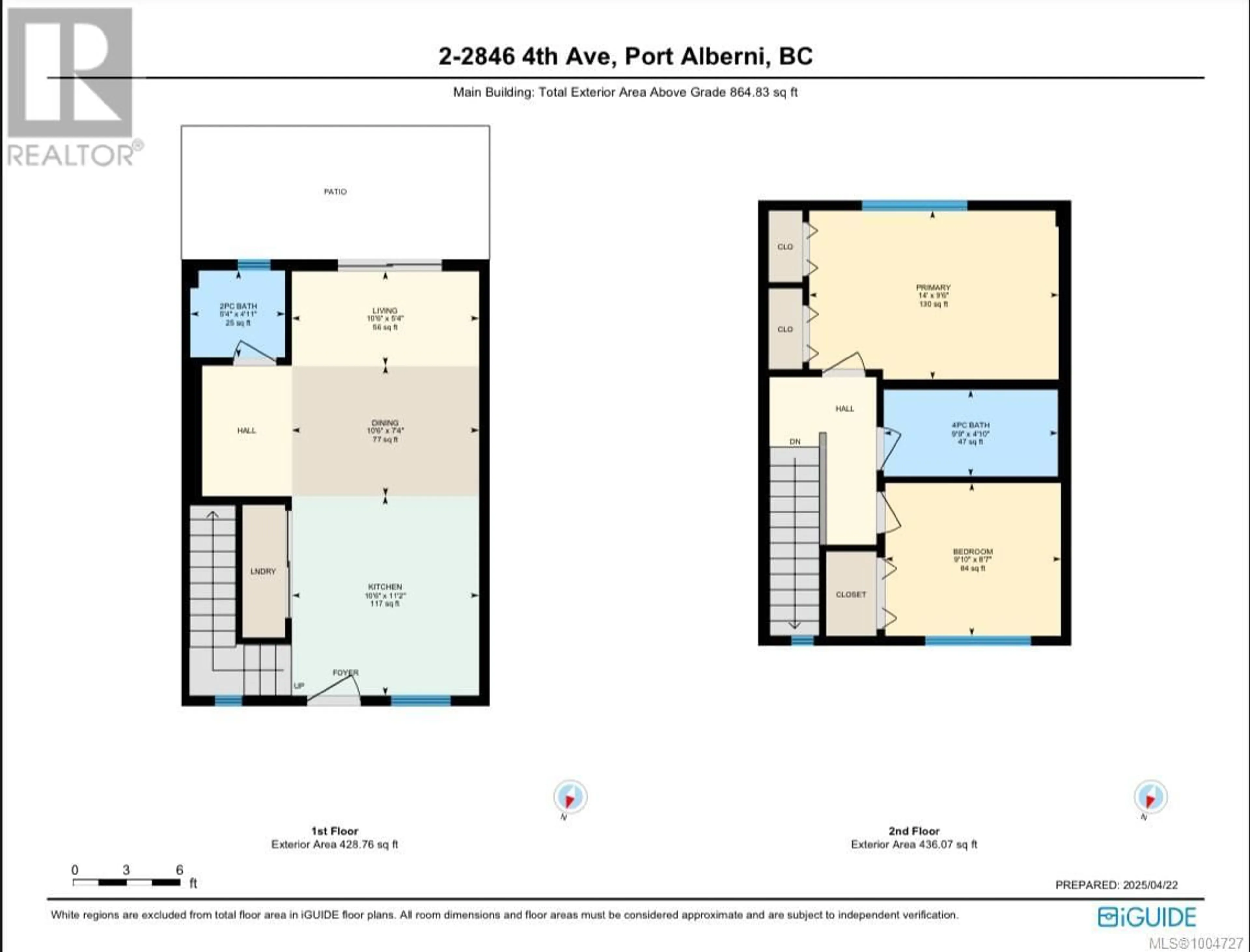 Floor plan for 2 - 2846 4TH AVENUE, Port Alberni British Columbia V9Y2C3