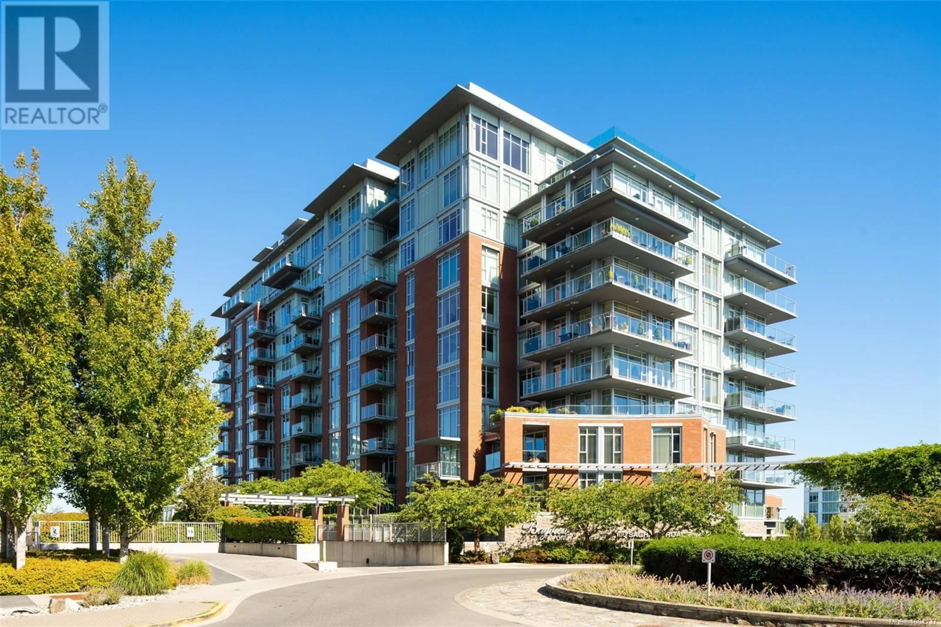 A pic from outside/outdoor area/front of a property/back of a property/a pic from drone, building for 208 - 100 SAGHALIE ROAD, Victoria British Columbia V9A0A1