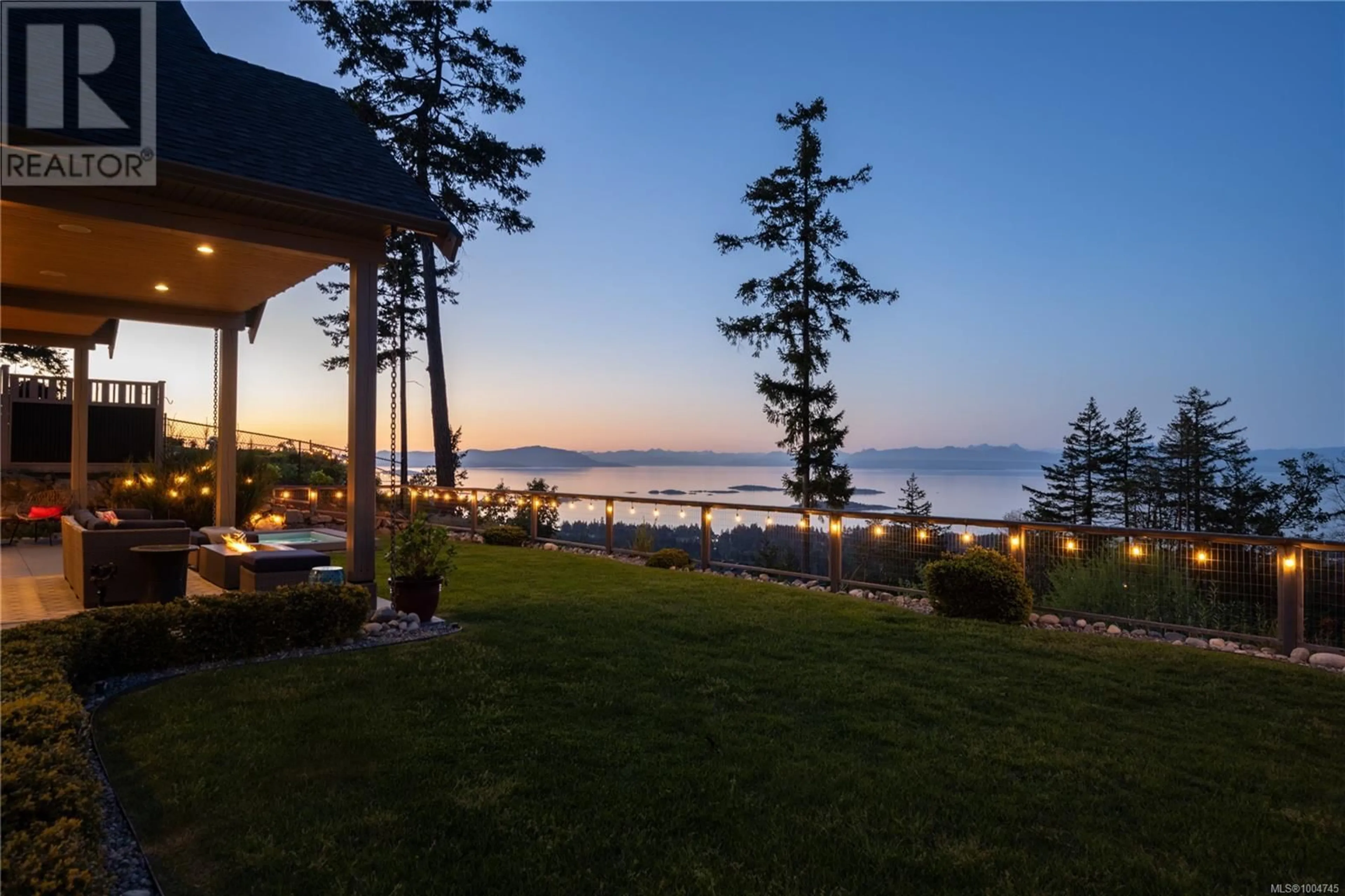 Patio, water/lake/river/ocean view for 7490 COPLEY RIDGE DRIVE, Lantzville British Columbia V0R2H0