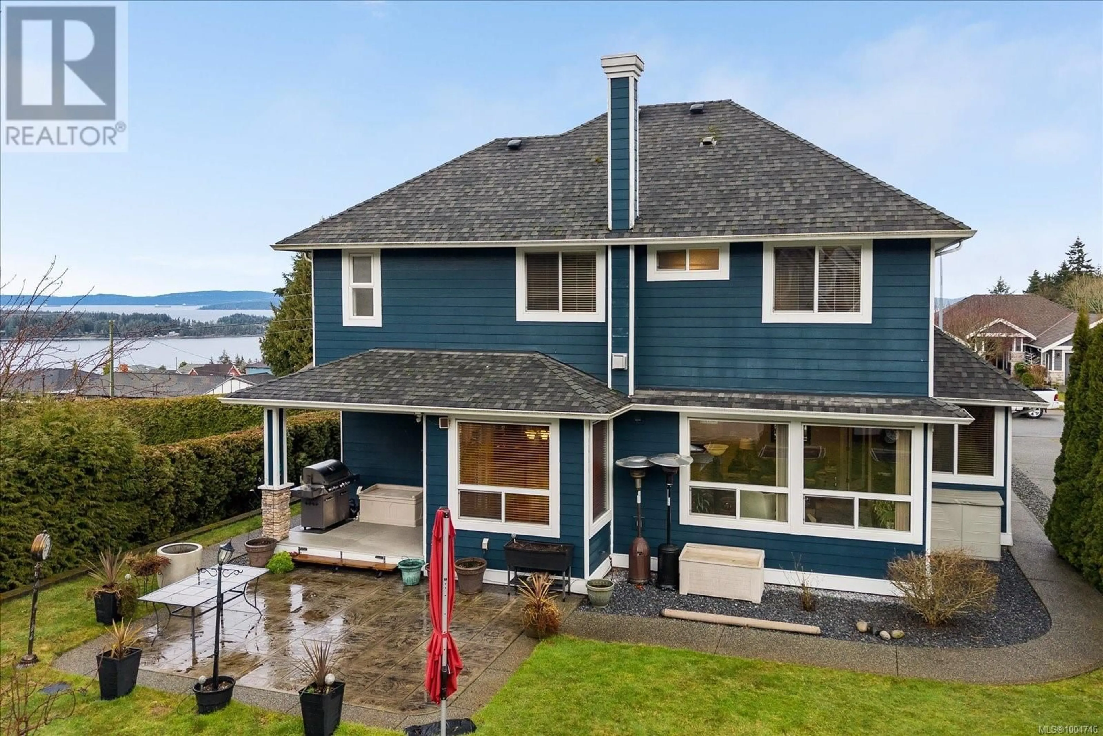 A pic from outside/outdoor area/front of a property/back of a property/a pic from drone, water/lake/river/ocean view for 802 CRAIG ROAD, Ladysmith British Columbia V9G2C4