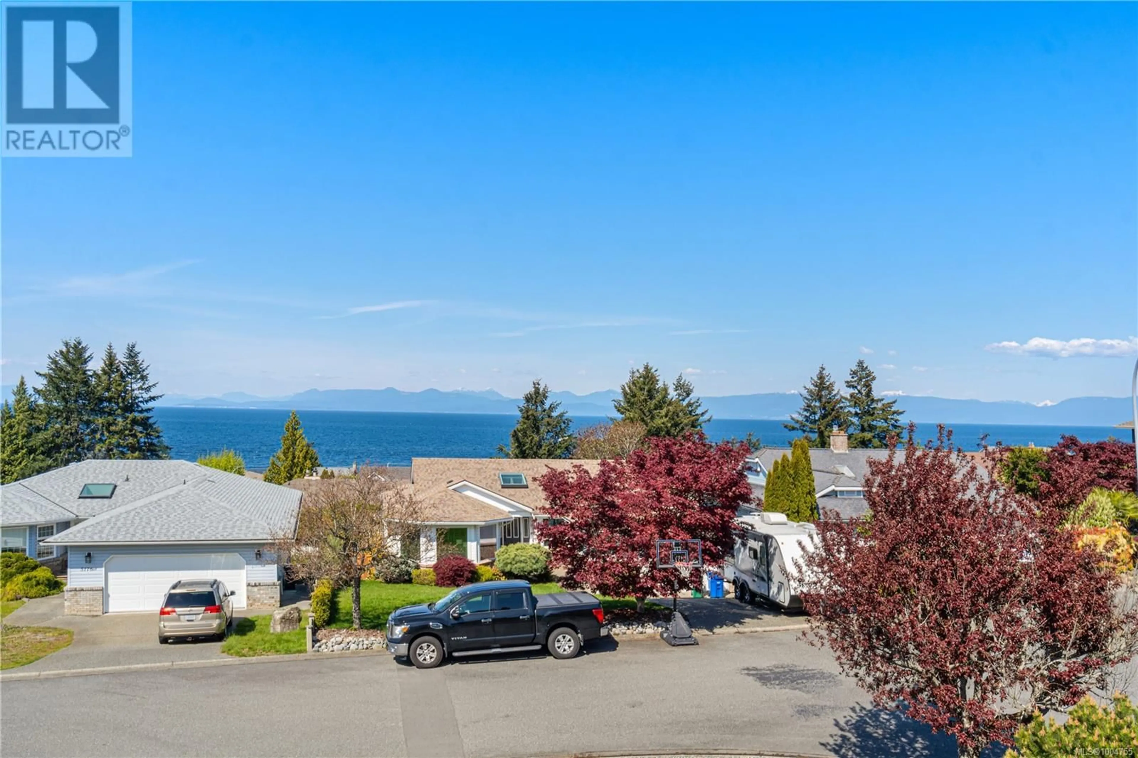 A pic from outside/outdoor area/front of a property/back of a property/a pic from drone, water/lake/river/ocean view for 5173 COLONY PARK PLACE, Nanaimo British Columbia V9V1H2