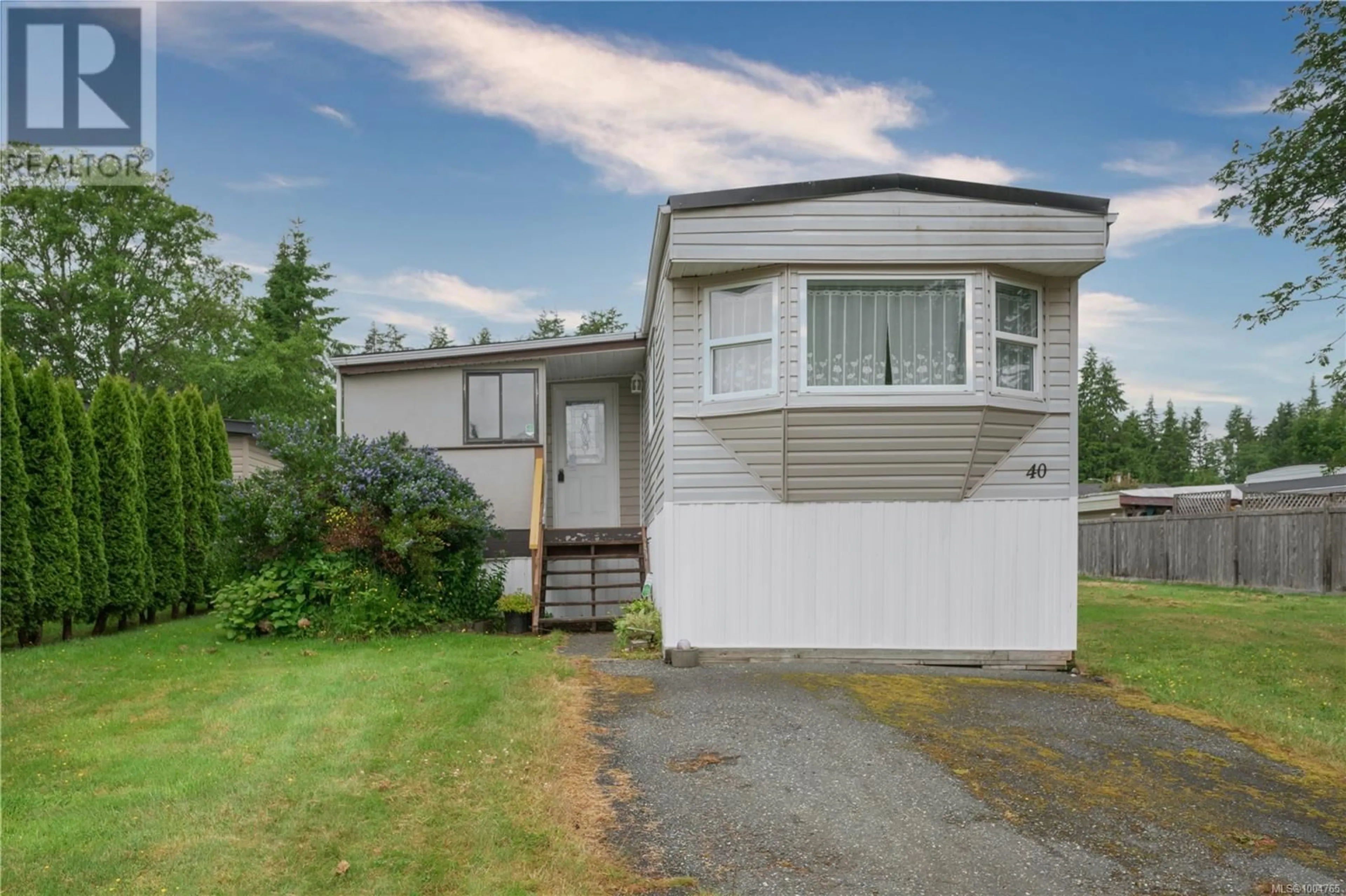 Home with vinyl exterior material, street for 40 - 7100 HIGHVIEW ROAD, Port Hardy British Columbia V0N2P0
