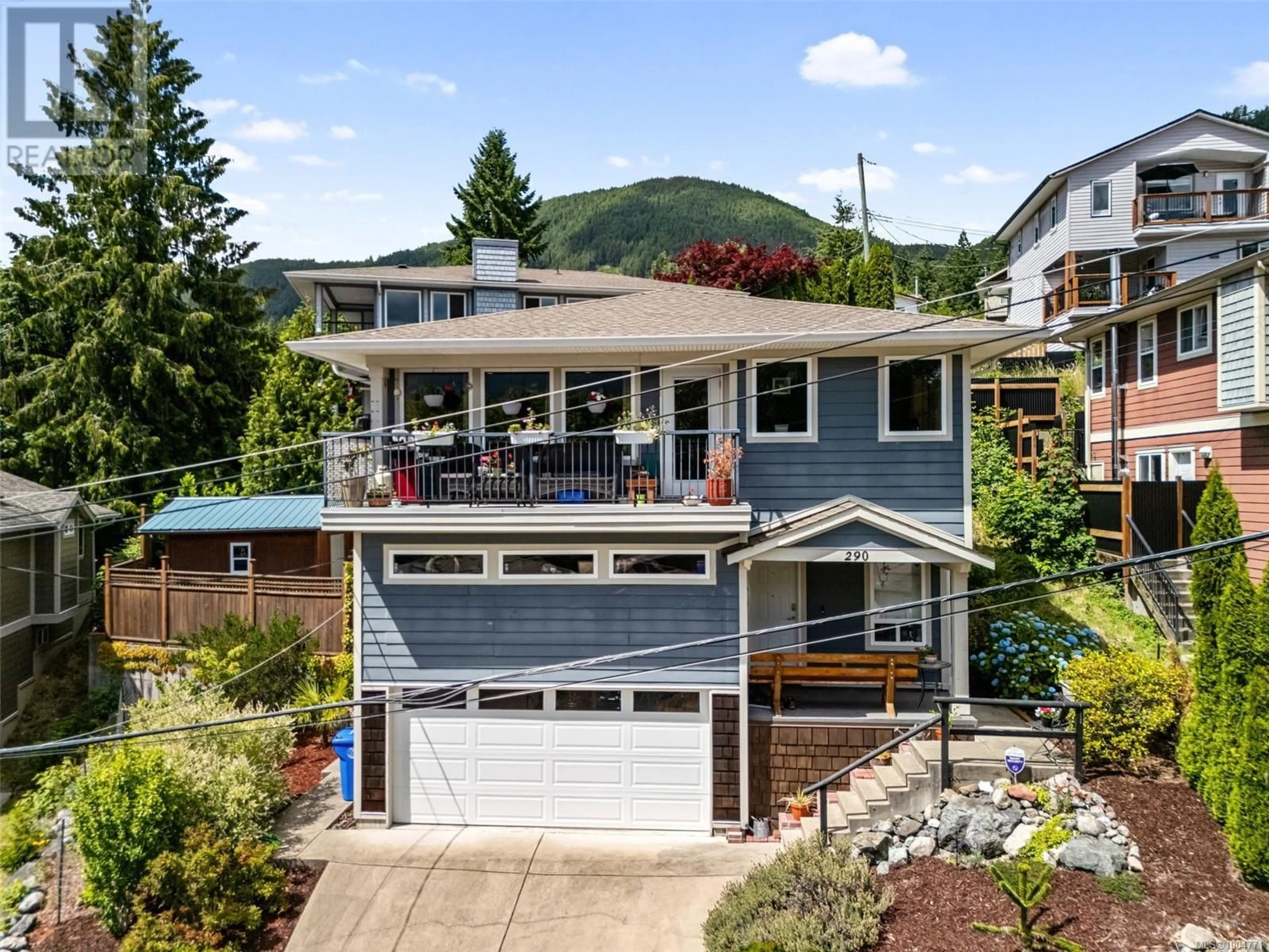 Home with vinyl exterior material, mountain view for 290 CARNELL DRIVE, Lake Cowichan British Columbia V0R2G0