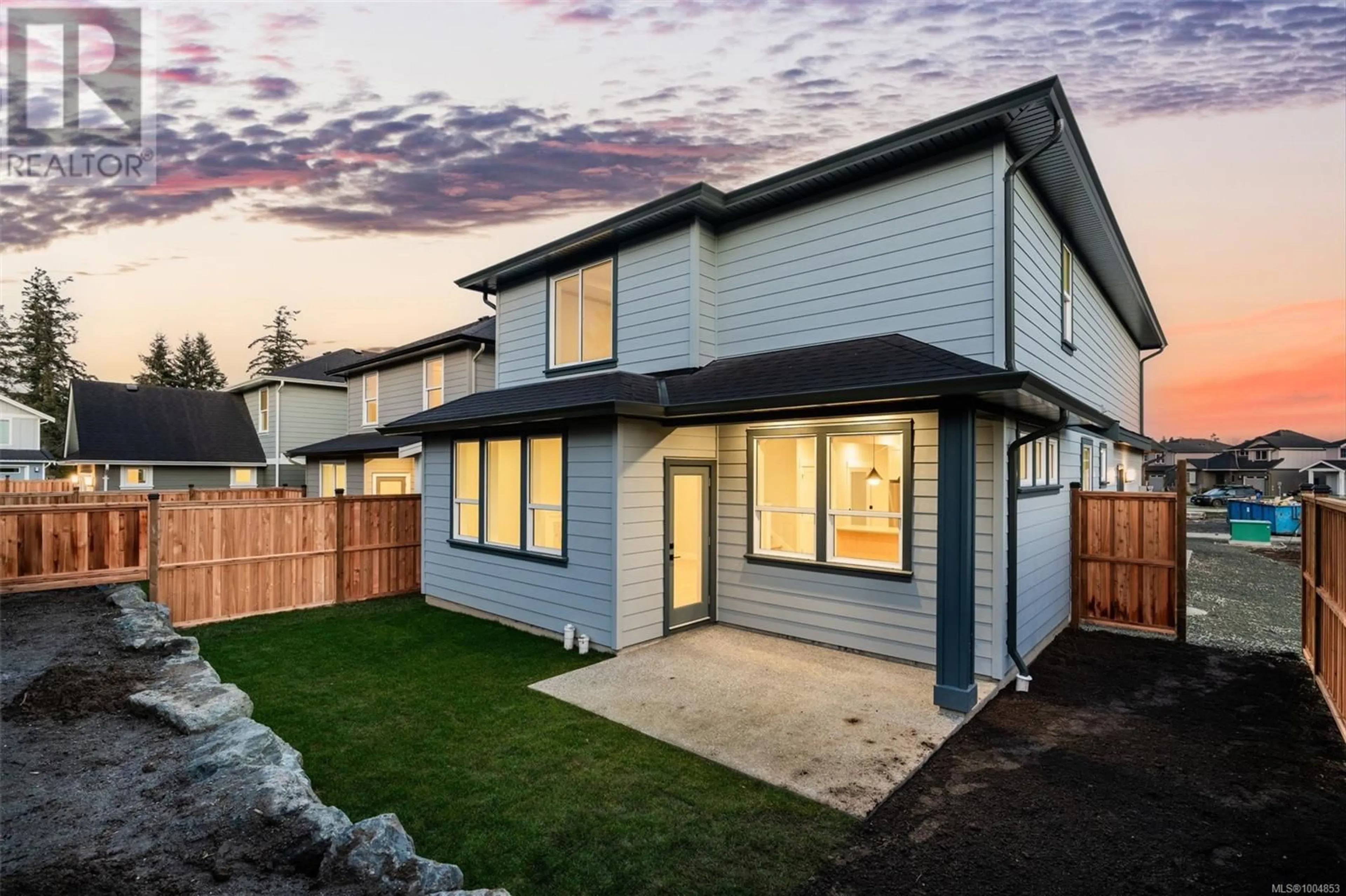 Home with vinyl exterior material, street for 2274 EVELYN LANE, Sooke British Columbia V9Z0W3