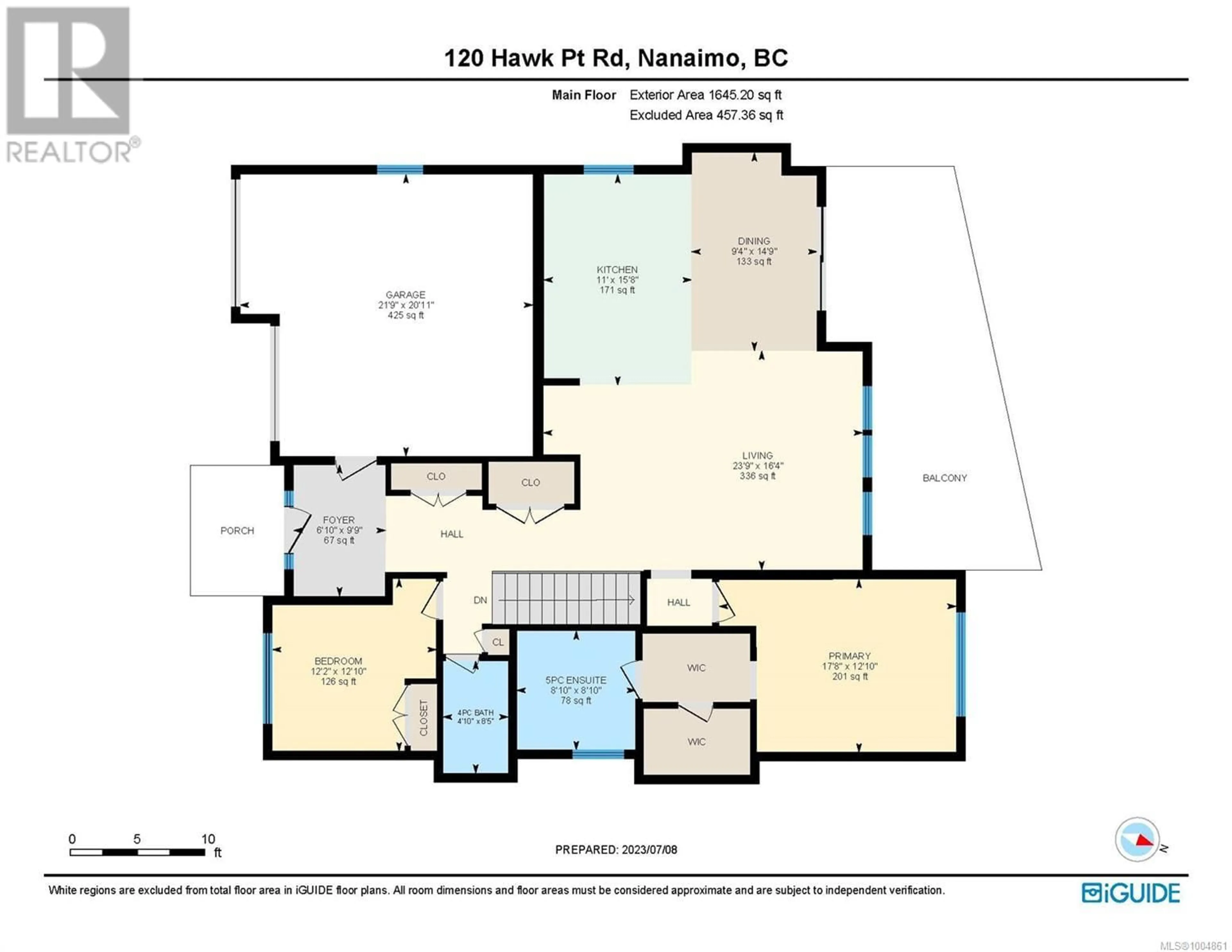 Floor plan for 120 HAWK POINT ROAD, Nanaimo British Columbia V9T5W2