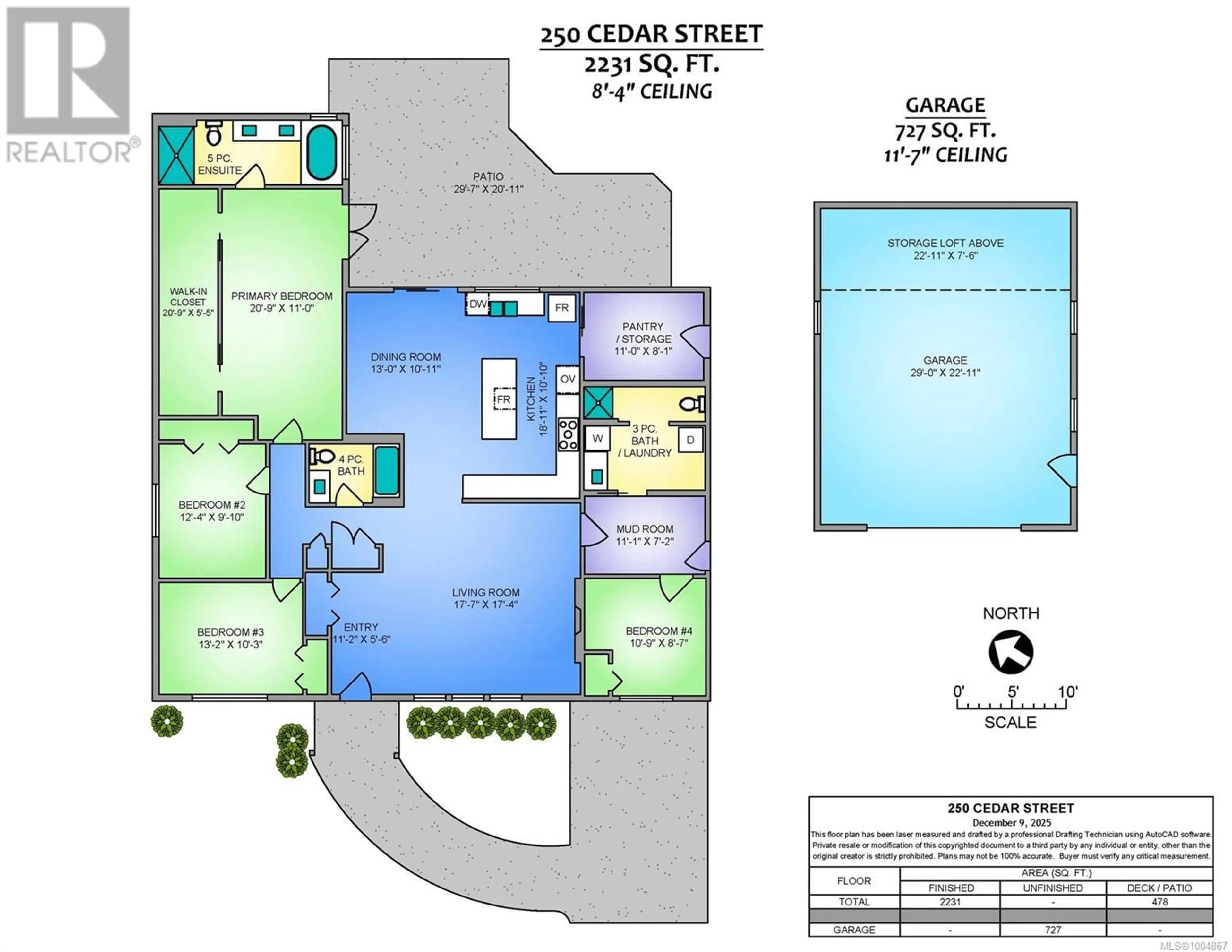 Floor plan for 250 CEDAR STREET, Parksville British Columbia V9P1J1