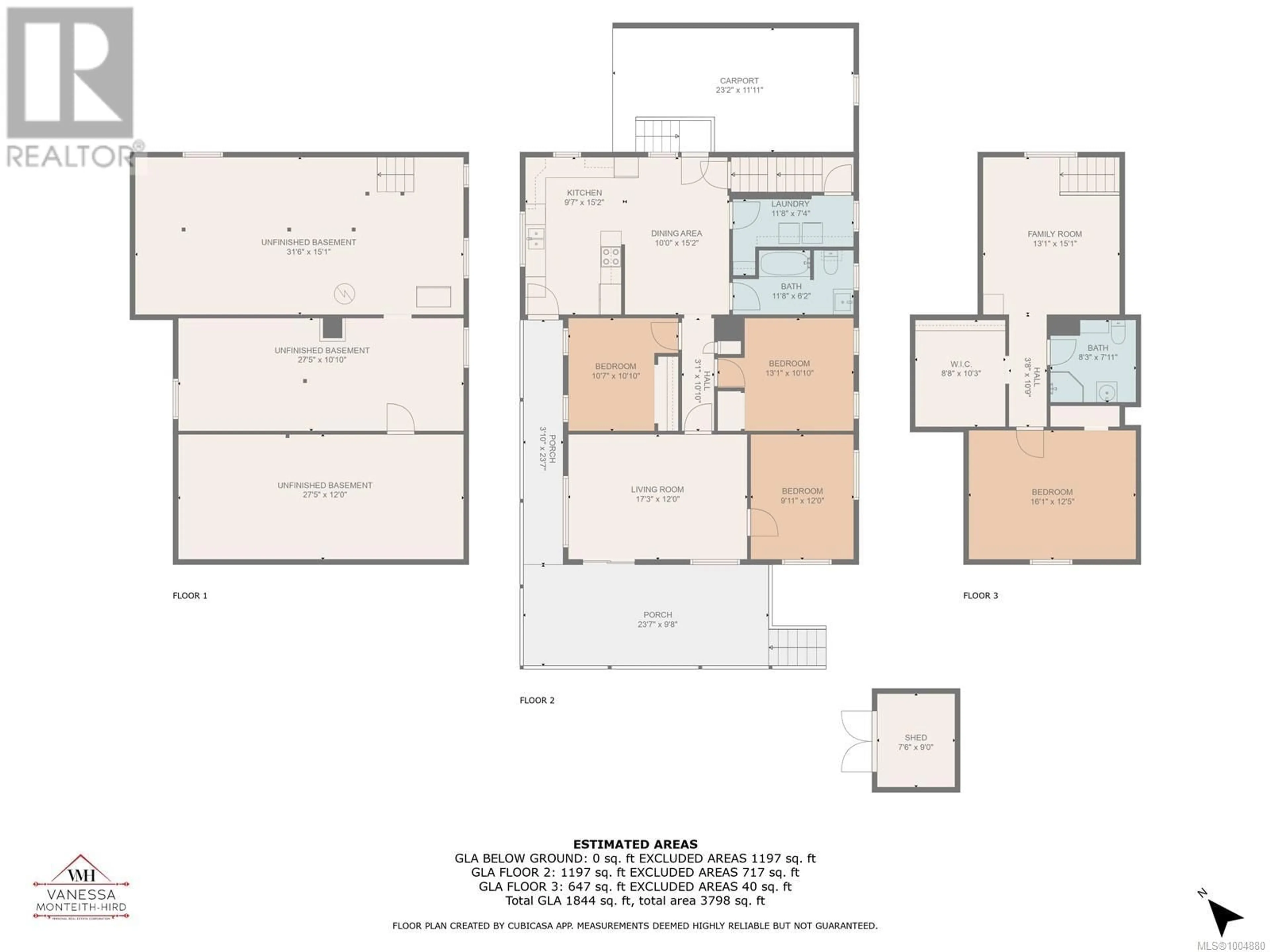 Floor plan for 2218 DALTON ROAD, Campbell River British Columbia V9W1H6