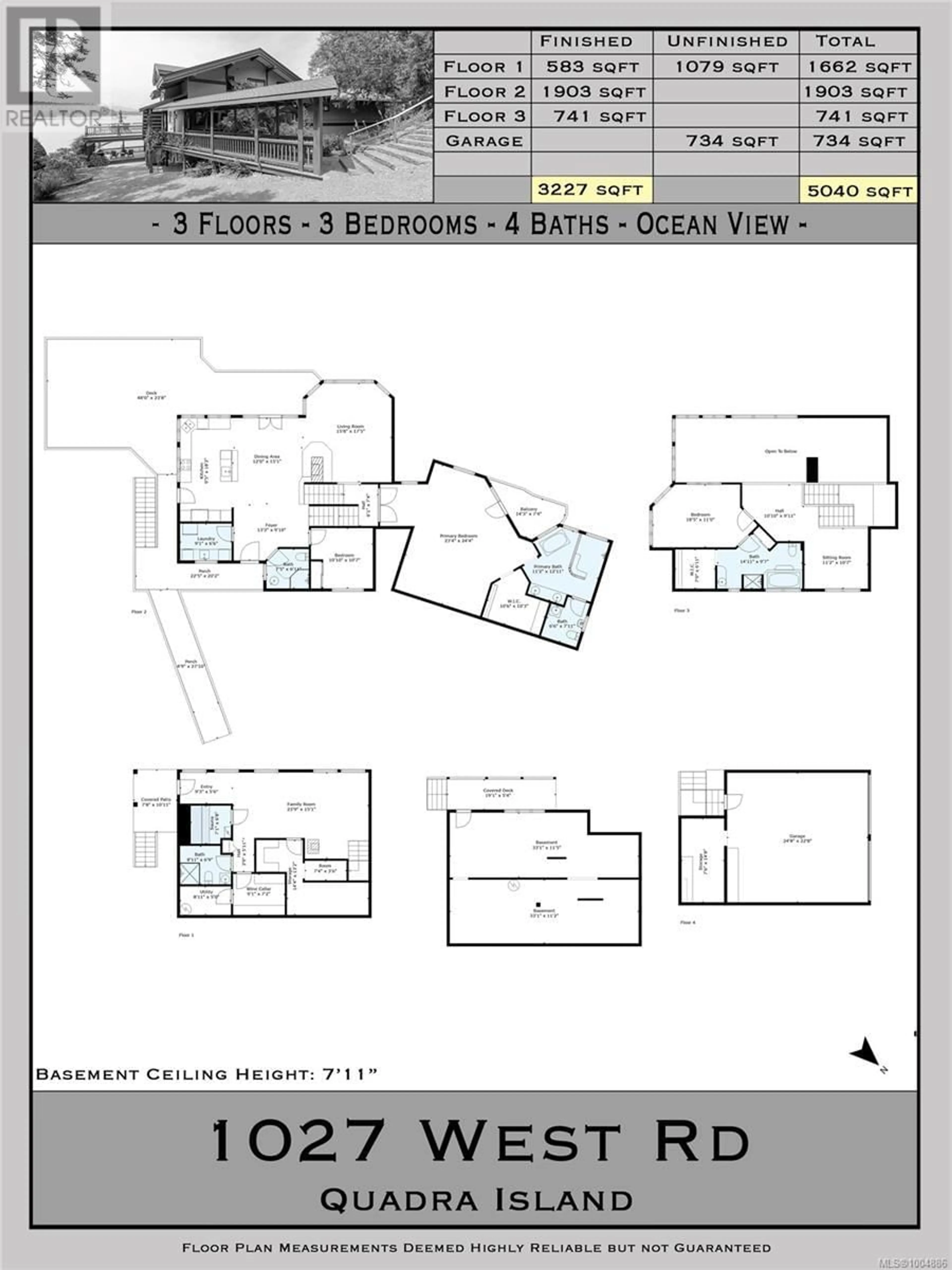 Floor plan for 1027&1033 WEST ROAD, Quadra Island British Columbia V0P1N0