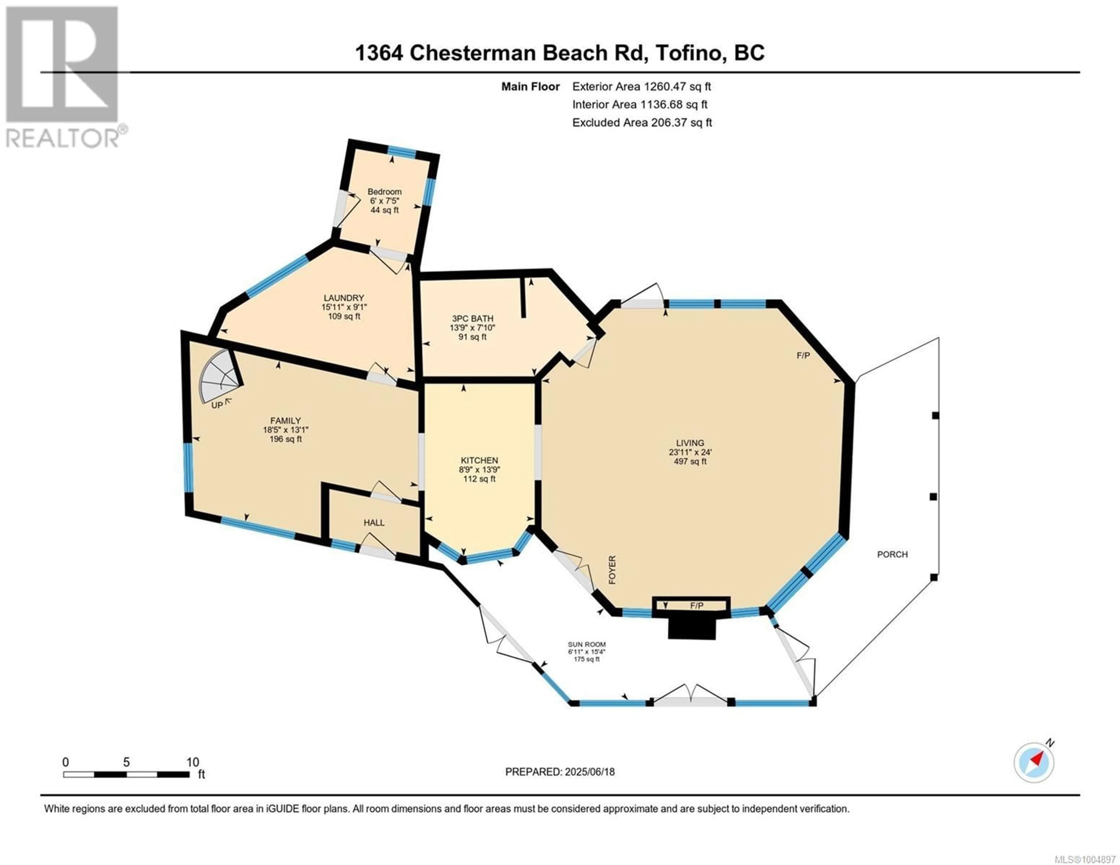 Floor plan for 1364 CHESTERMAN BEACH ROAD, Tofino British Columbia V0R2Z0