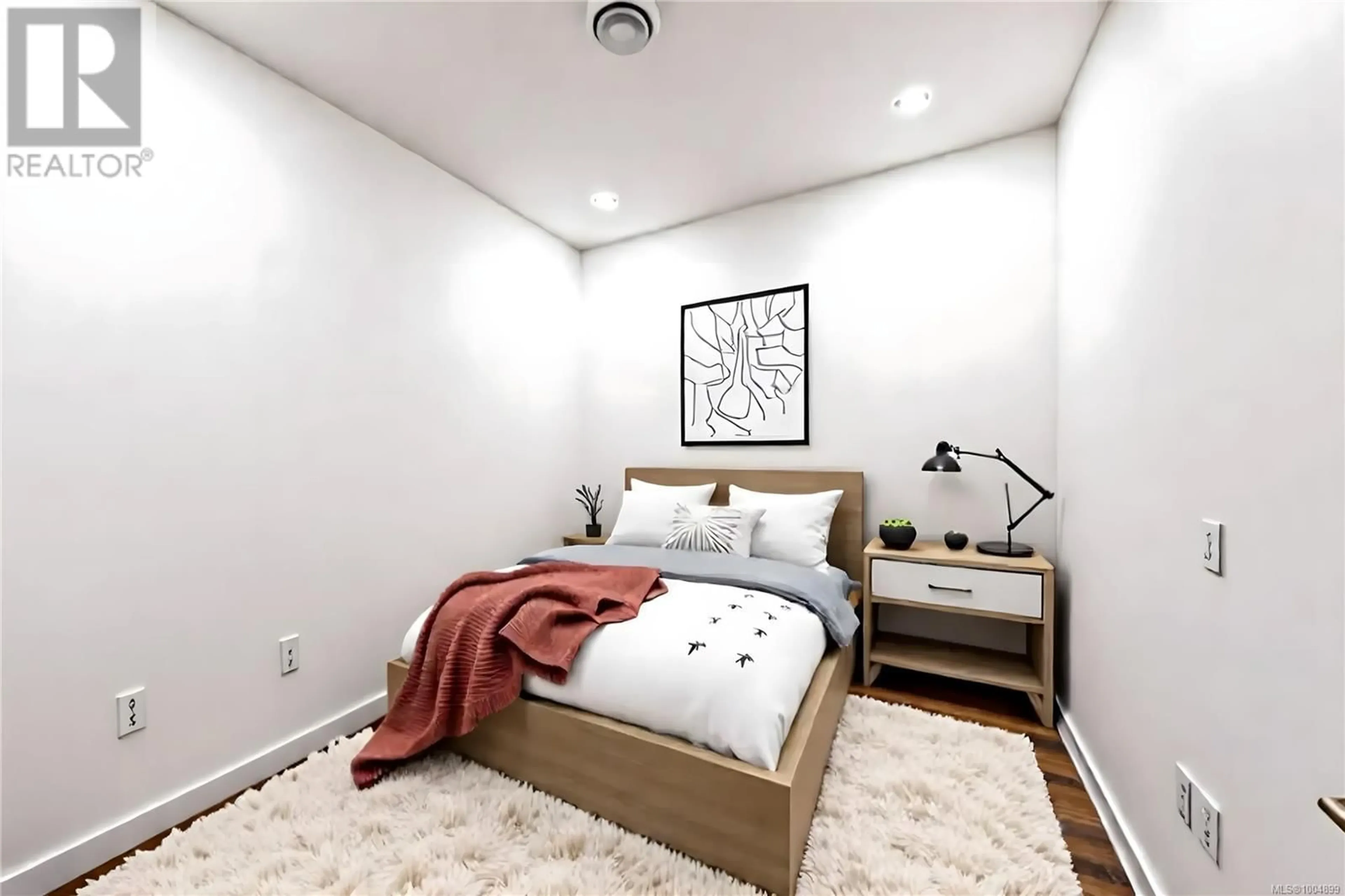 Bedroom with bed, unknown for 408 - 9570 FIFTH STREET, Sidney British Columbia V8L2W5