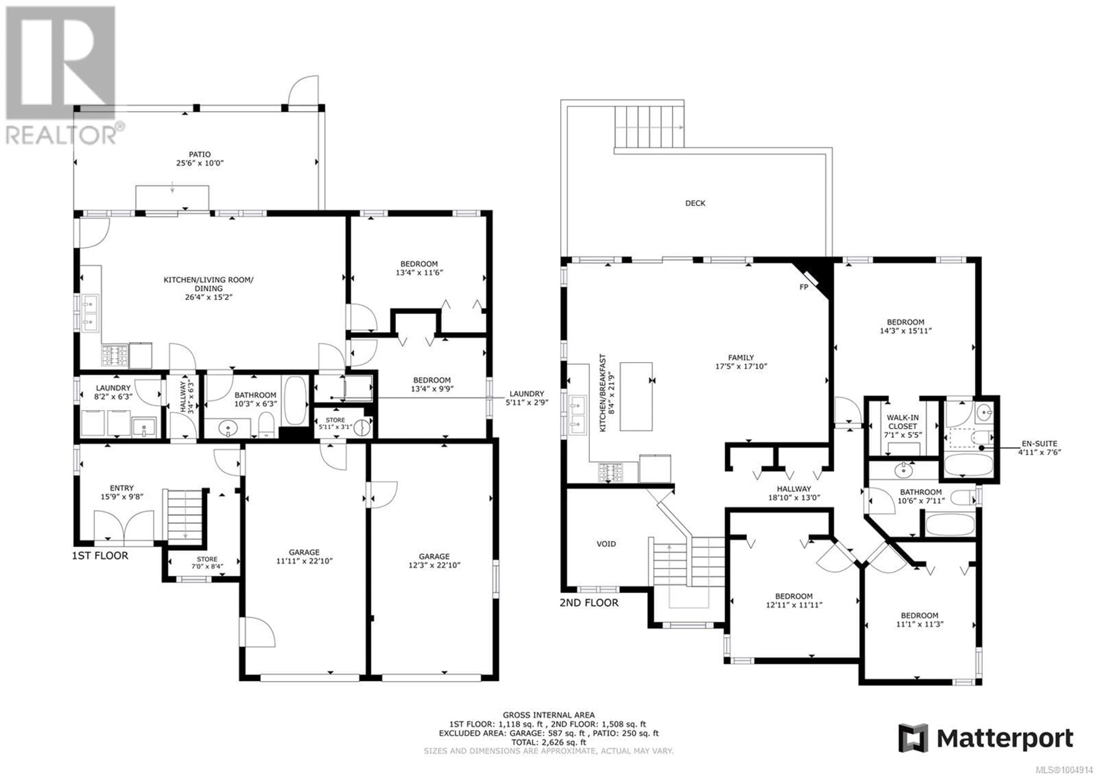 Floor plan for 1343 THALIA PLACE, Nanaimo British Columbia V9R7E1