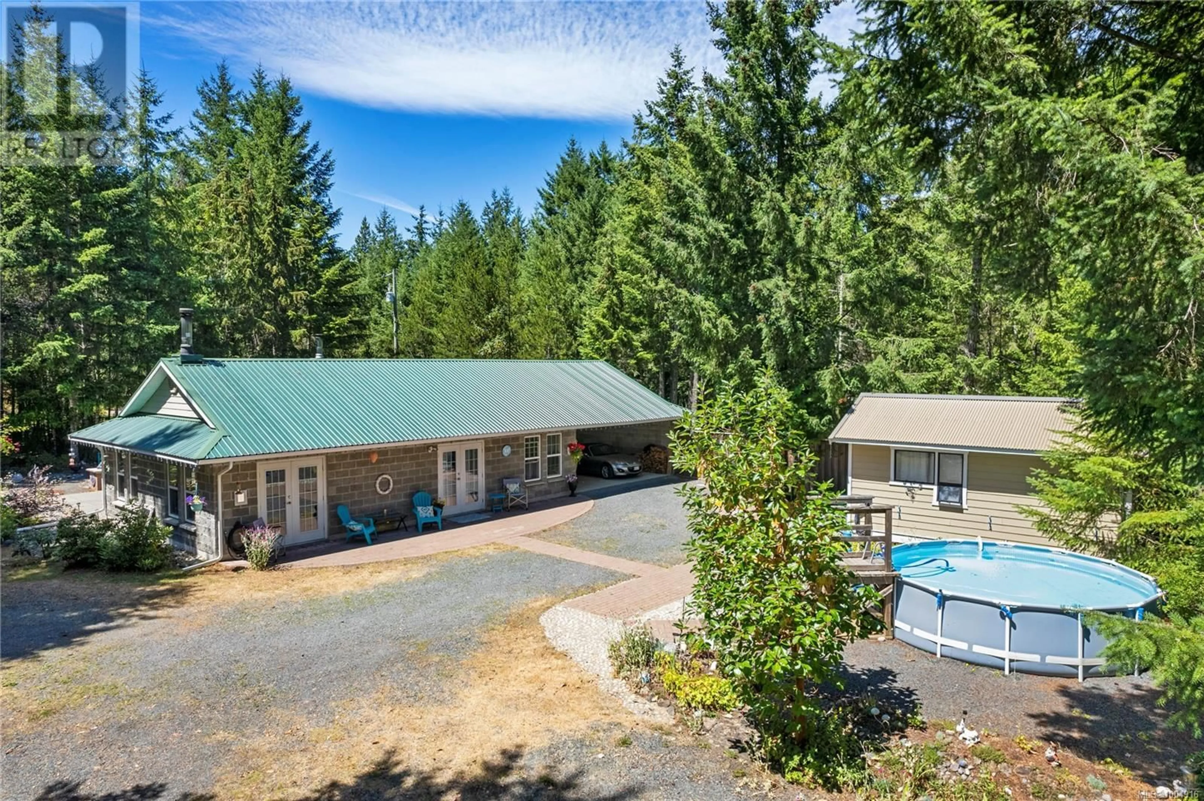 A pic from outside/outdoor area/front of a property/back of a property/a pic from drone, unknown for 1640 NAHMINT ROAD, Qualicum Beach British Columbia V9K2M8