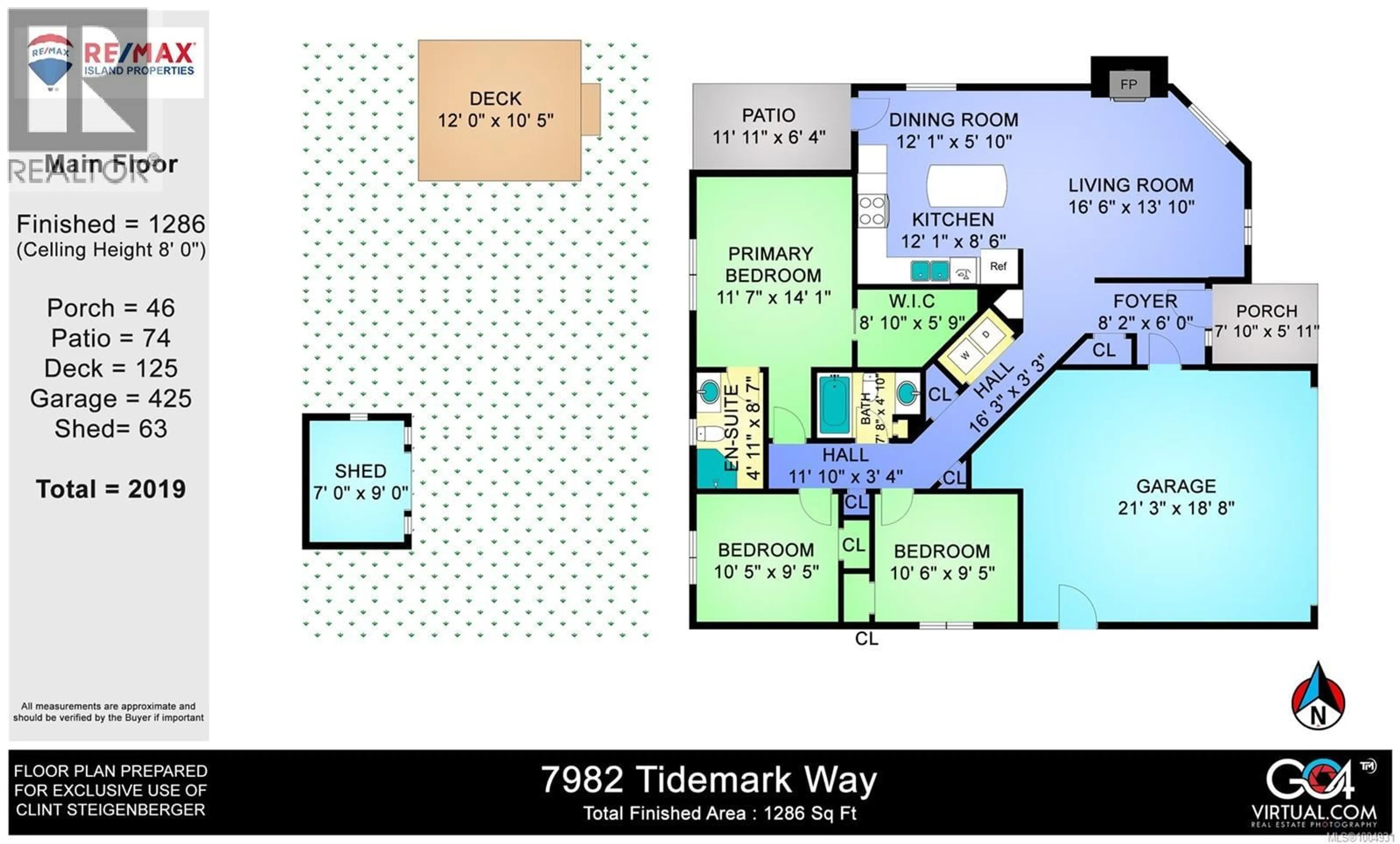 Floor plan for 7982 TIDEMARK WAY, Crofton British Columbia V0R1R0